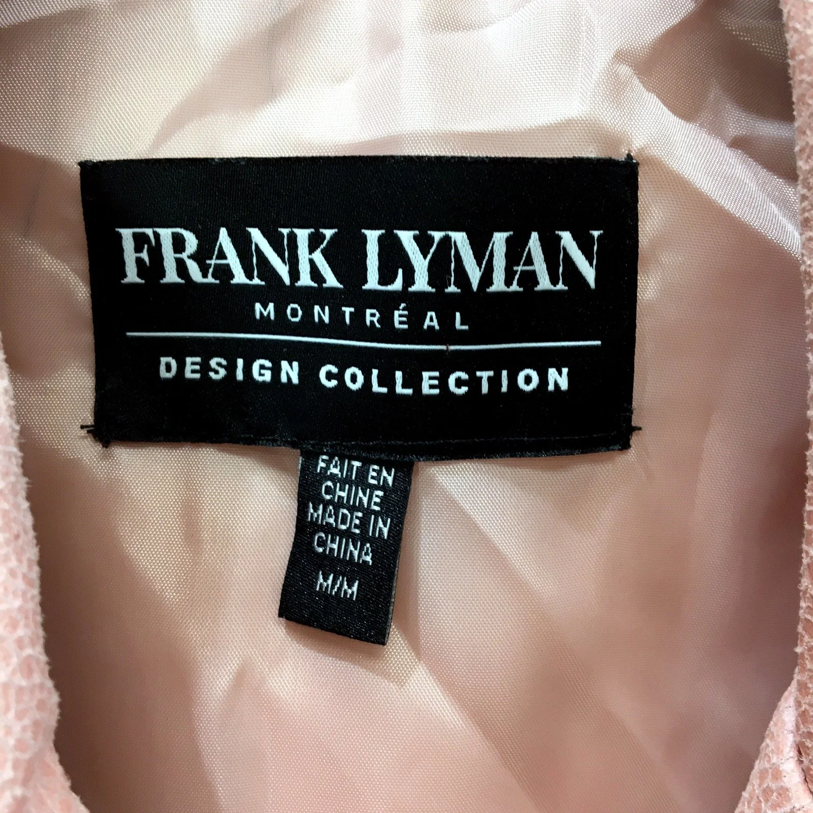 Frank Lyman Womens Studded Leather Moto Jacket in Dusty Rose, Size M NEW - Image 4