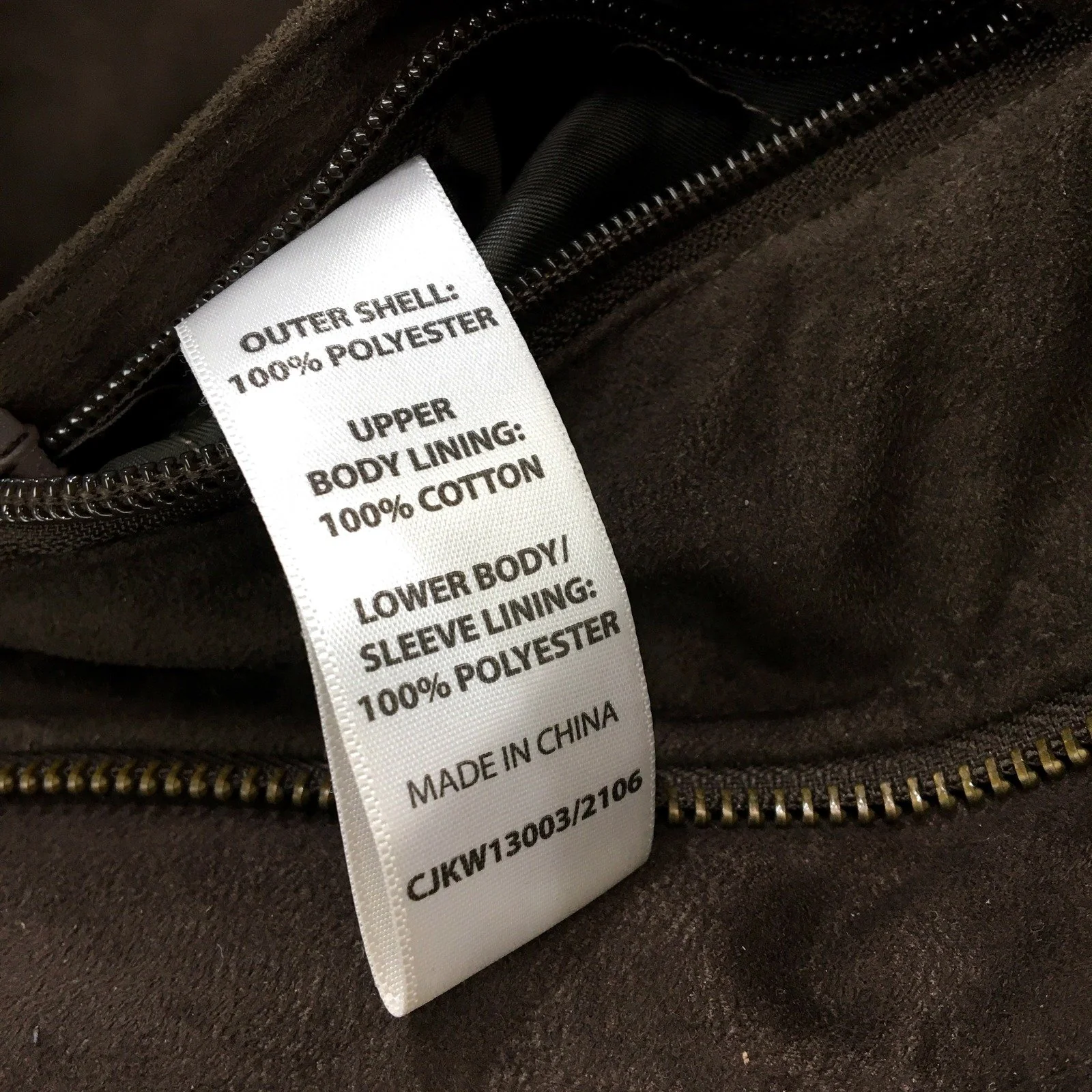Gazman Mens Polyester Cotton Jacket in Brown, Size XL - Image 5