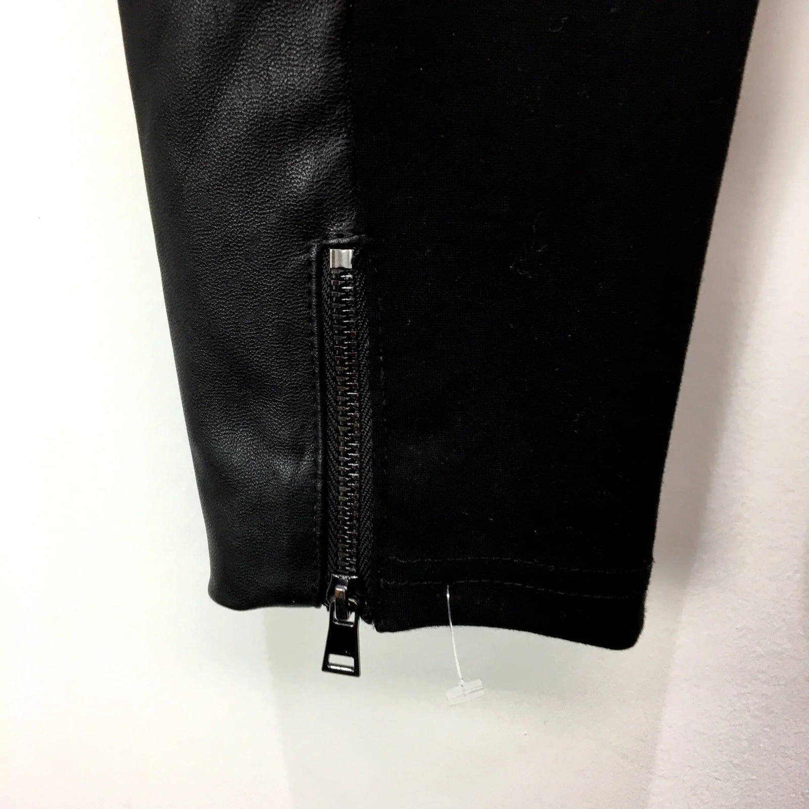 Portmans Womens Leather Jacket Black Leather Moto Jacket for Size 12 NEW - Image 3