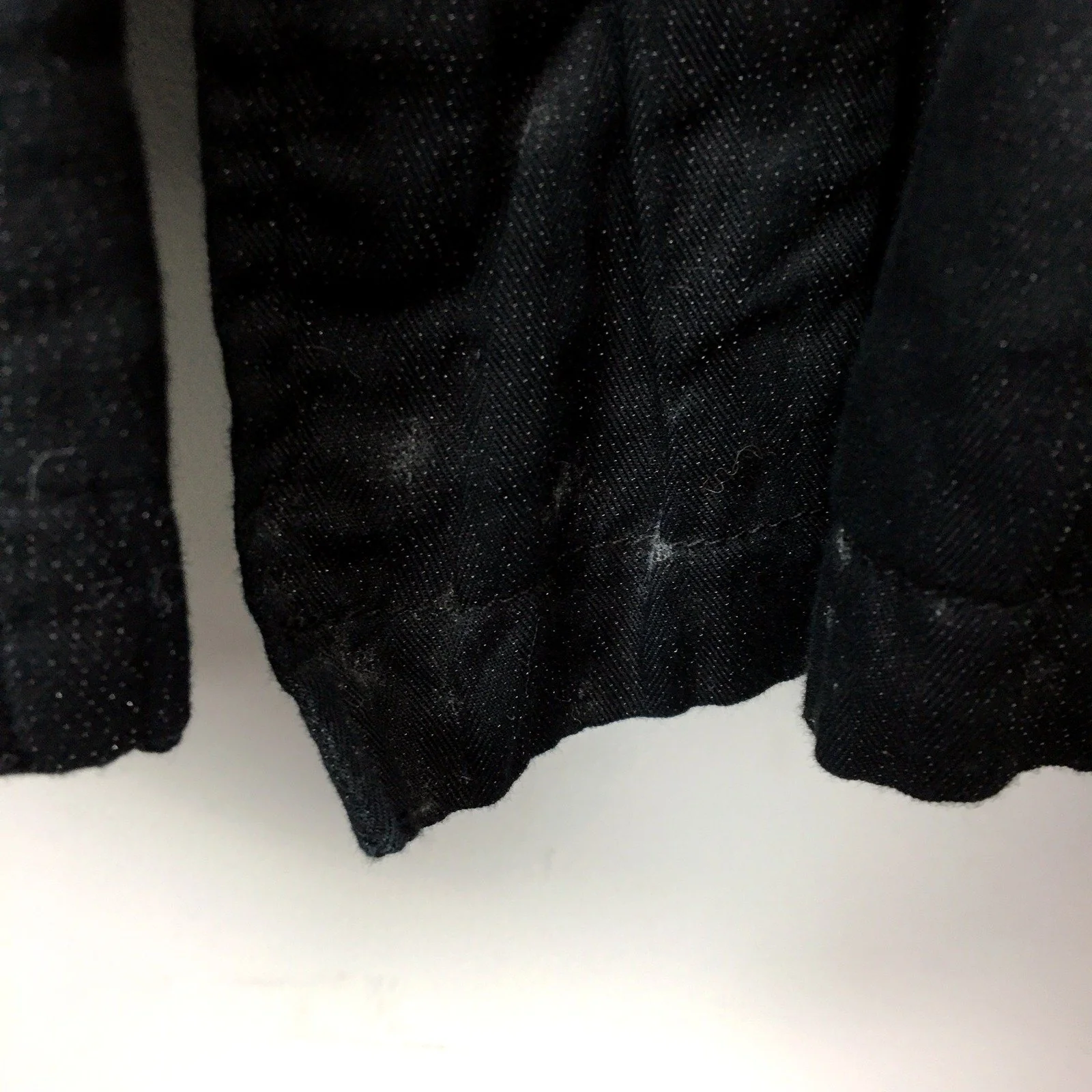 Comma Black Double Breasted Trench Coat Womens Metallic Jacket Size 4 - Image 5
