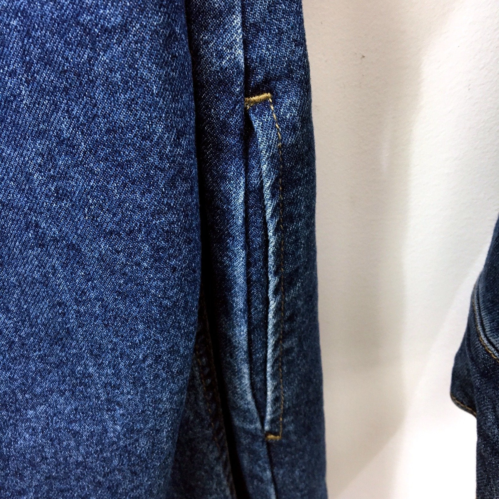 Anko Womens Faded Dark Blue Denim Jacket for Size 12 - Image 3