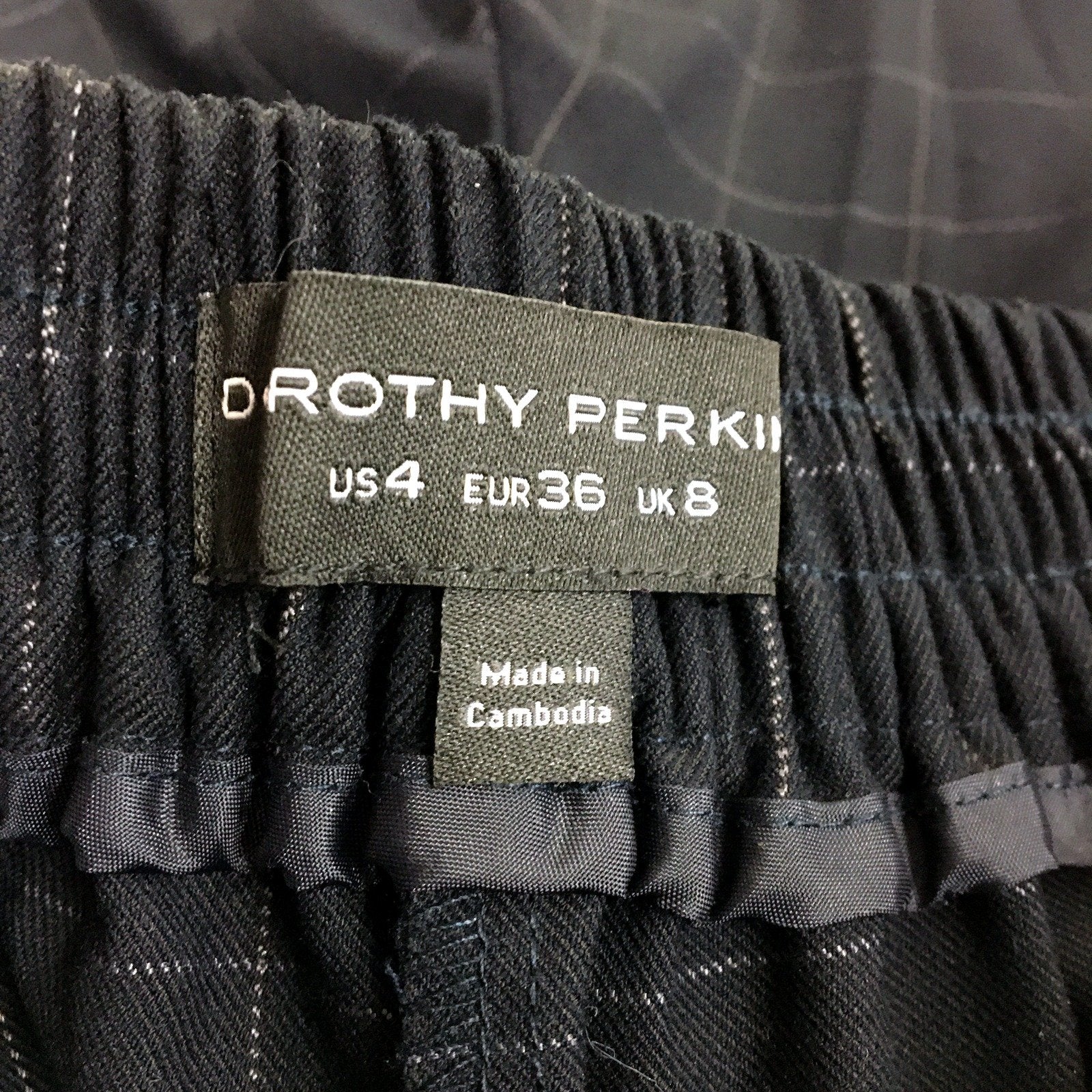 Dorothy Perkins Womens Relaxed Fit Drawstring Pants in Black, Size 8 NEW - Image 4