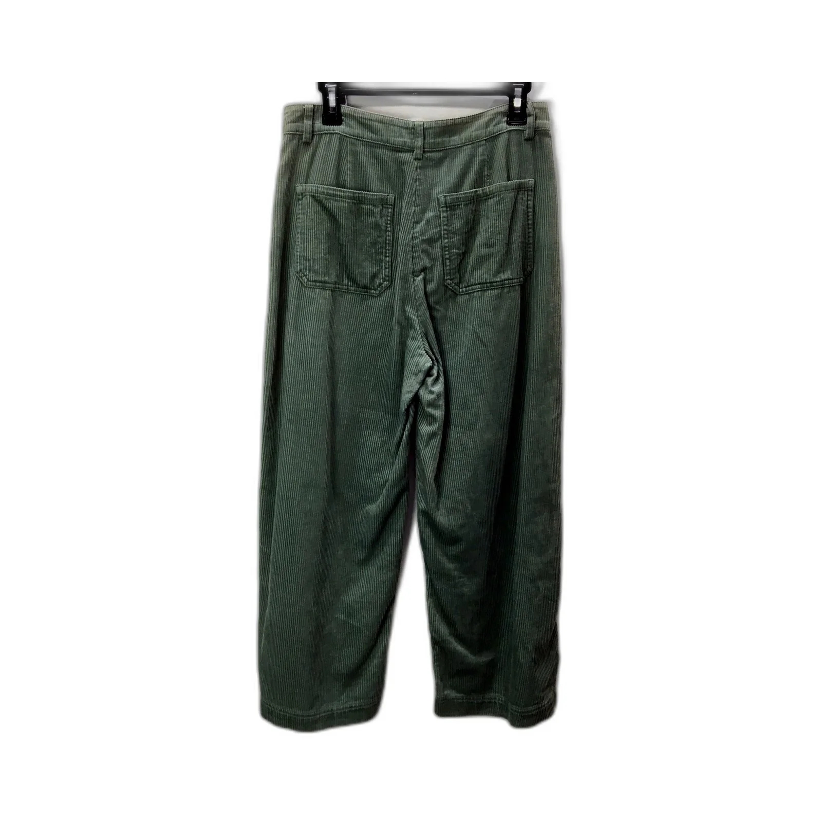 Sportsgirl Womens Sage Green High Waisted Corduroy Pants Size 12 - Image 2