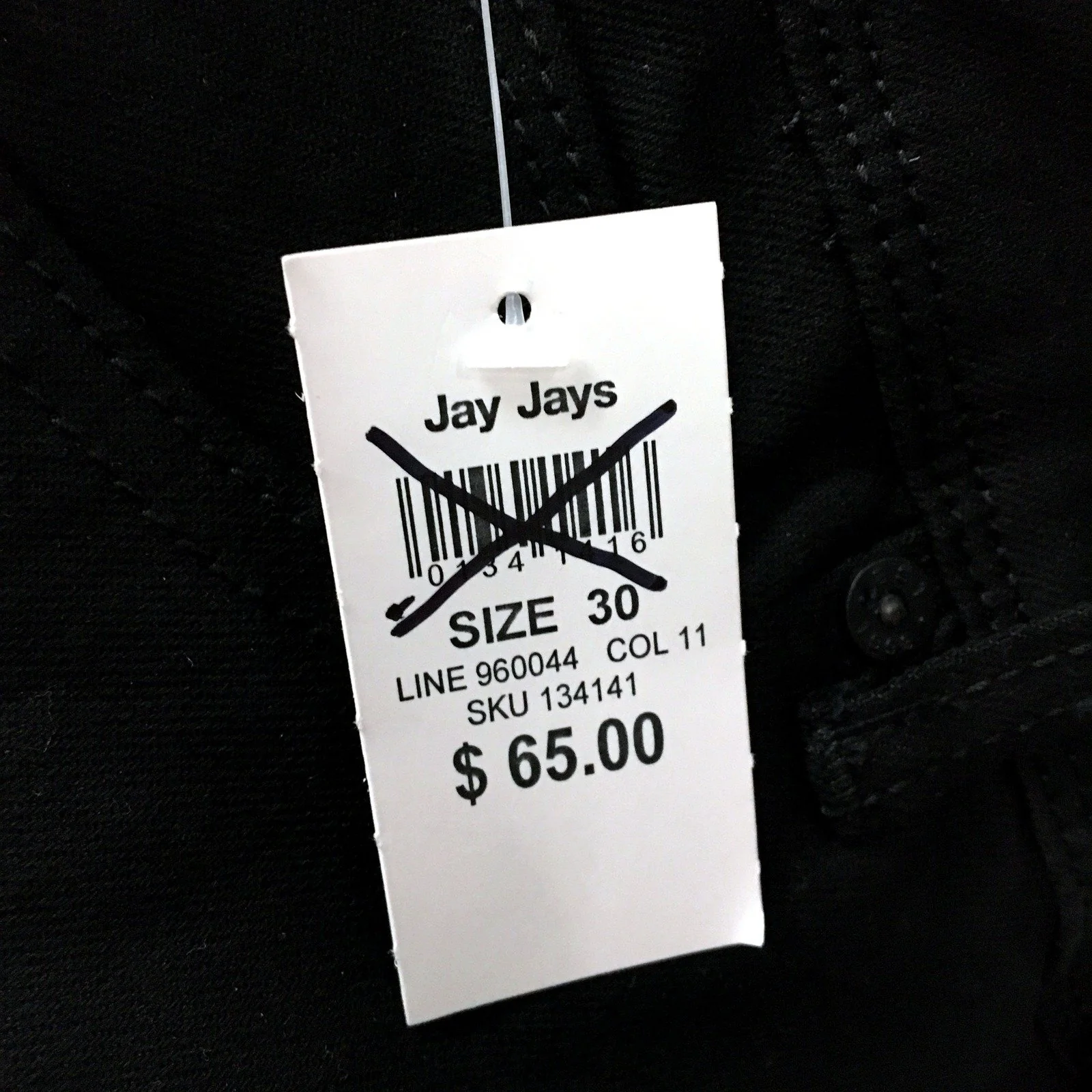 Jay Jays Slim Ripped Shorts Mens Slim Ripped Black Shorts - Size 30 NEW - Image 4