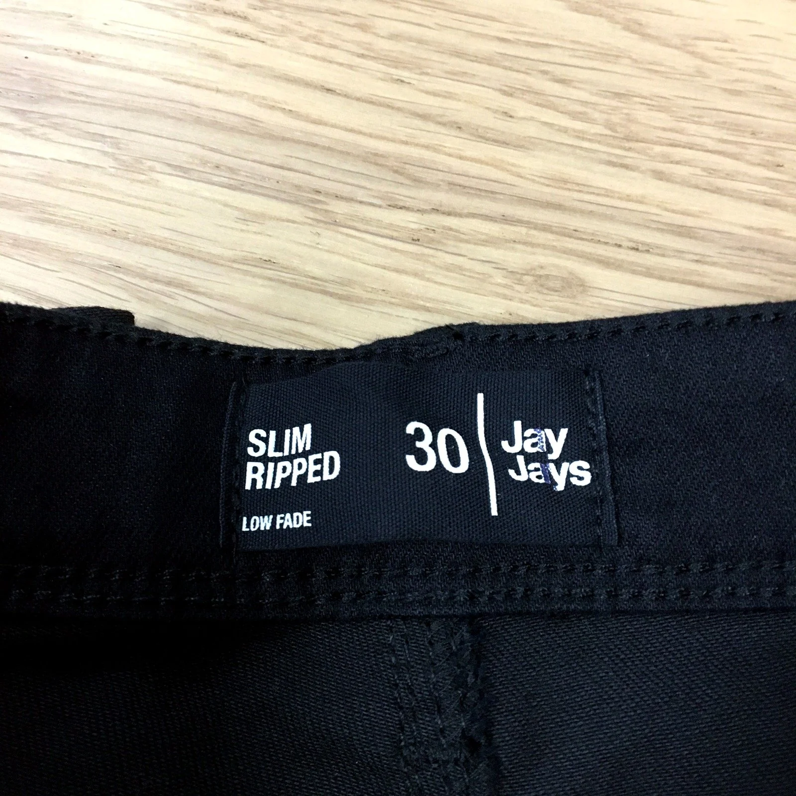Jay Jays Slim Ripped Shorts Mens Slim Ripped Black Shorts - Size 30 NEW - Image 5