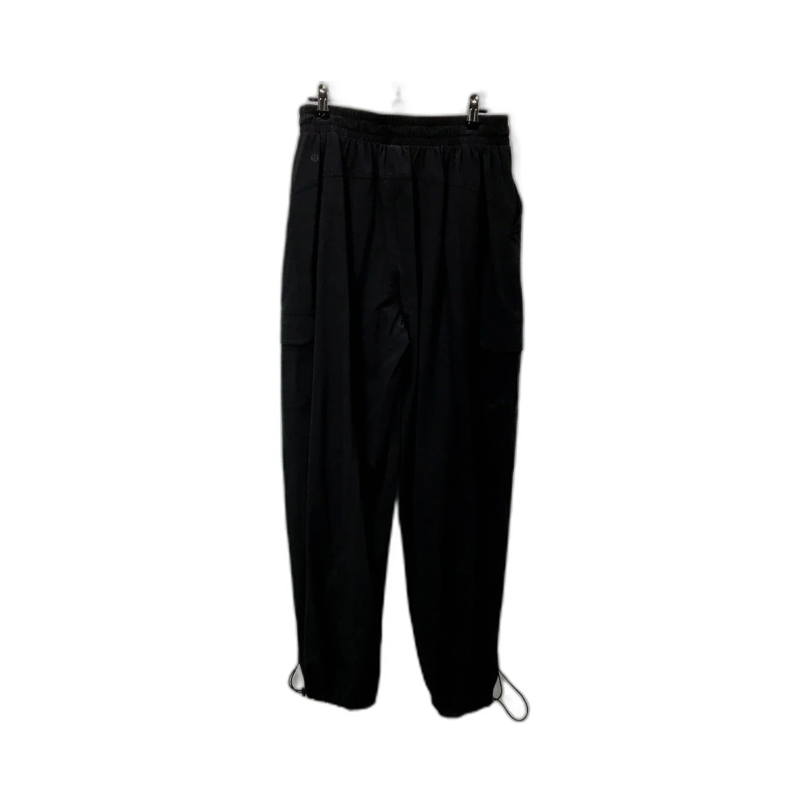 Lululemon Womens Black Track Pants Comfortable Workout Bottoms Size 8