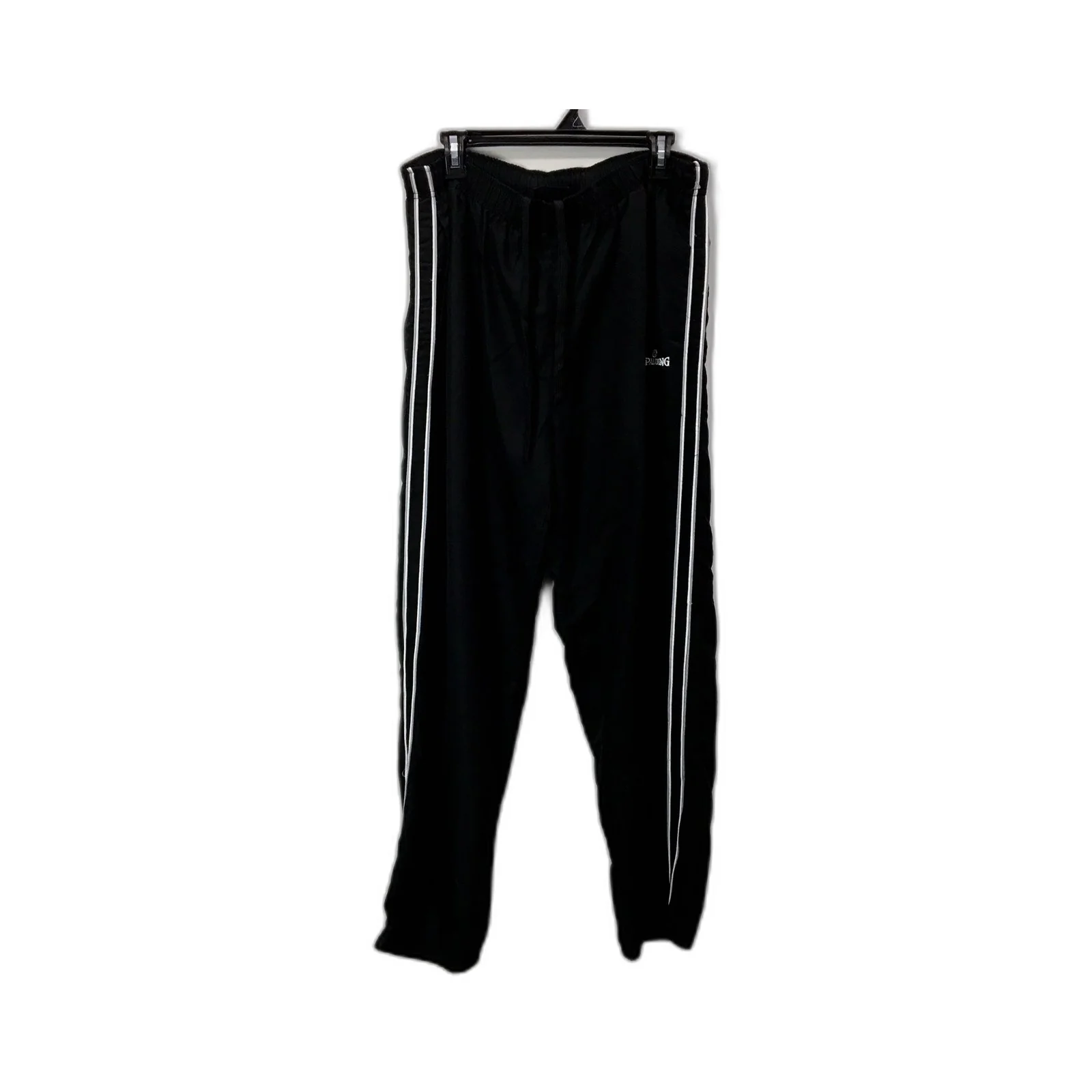Spalding Mens Black Sweatpants - Comfortable Workout Bottoms XL Size
