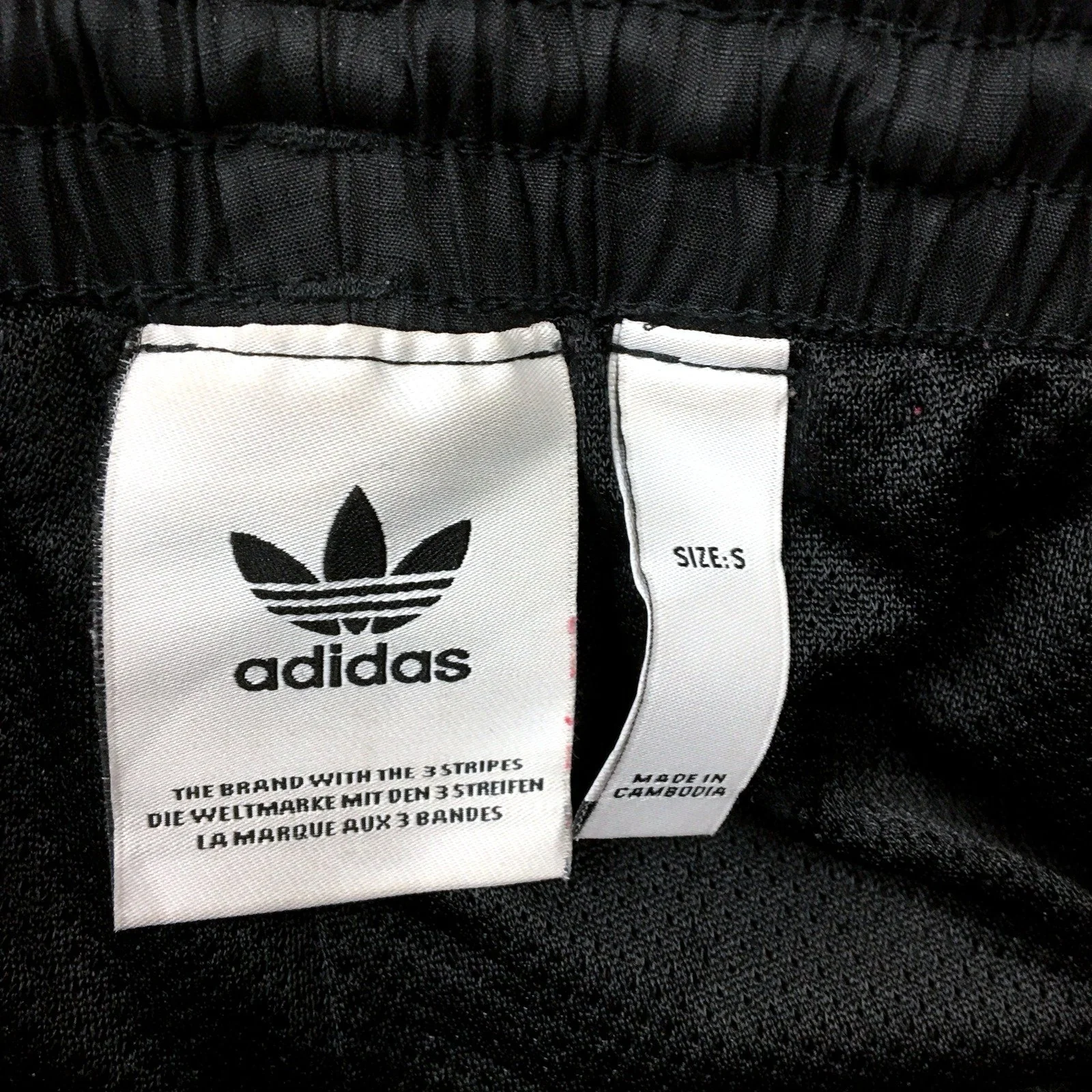 adidas Unisex Ripstop Track Pants in Black - Comfortable Athletic Fit Size S - Image 4