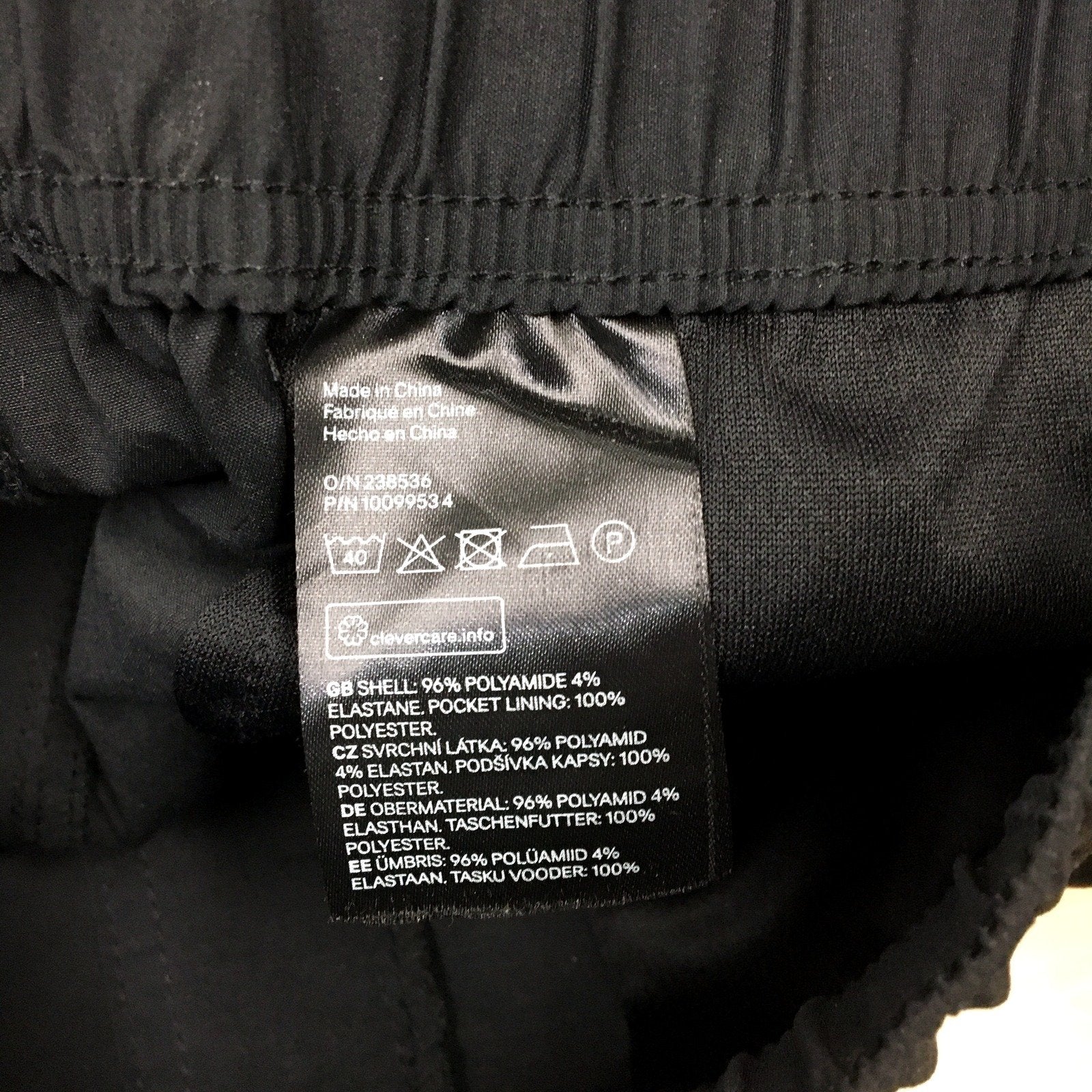 H&M Womens Slim Fit Track Pants in Black for Small Sizes Size Small - Image 5