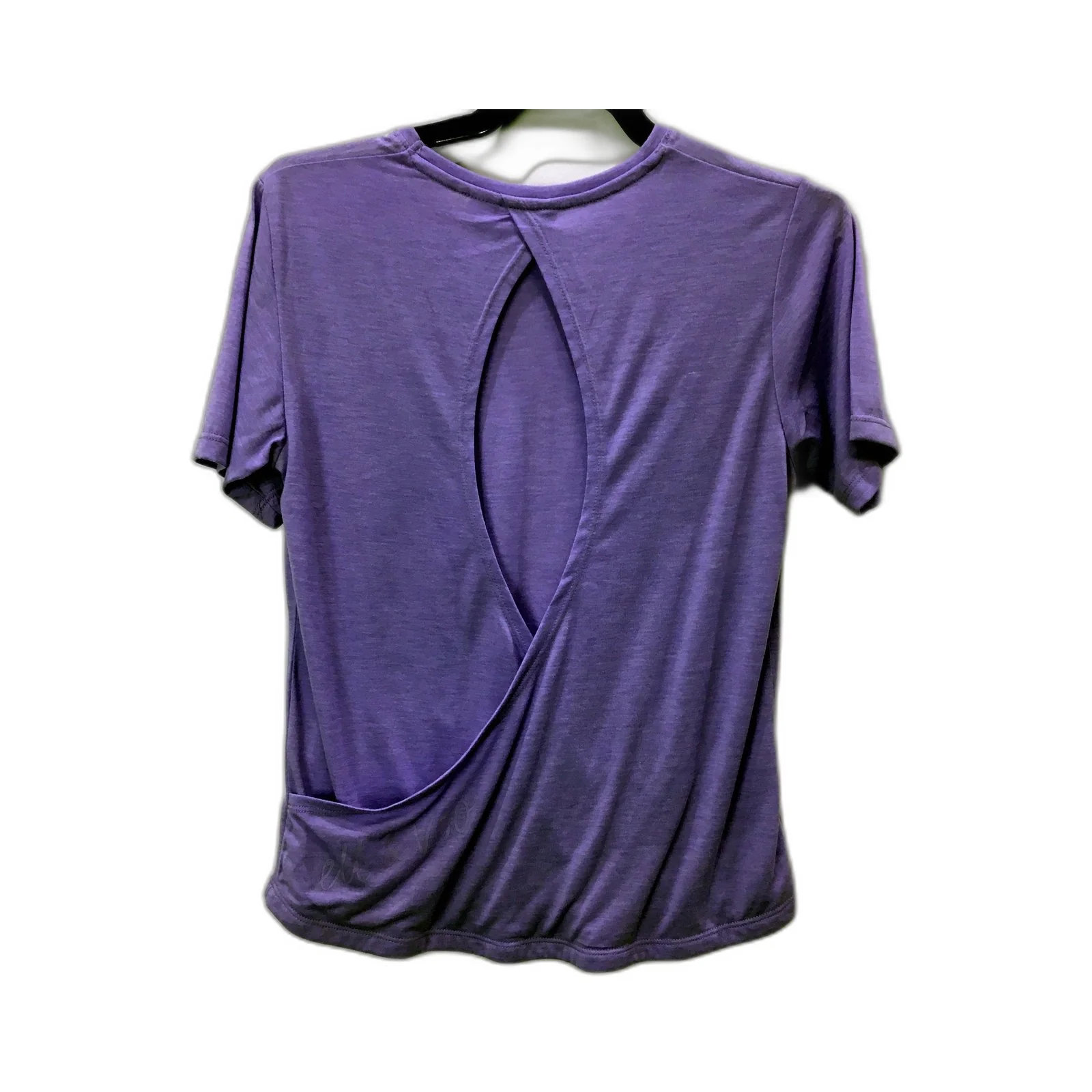 Ell & Voo Womens Soft Comfortable Purple T-Shirt for Everyday Wear Size 12 - Image 2
