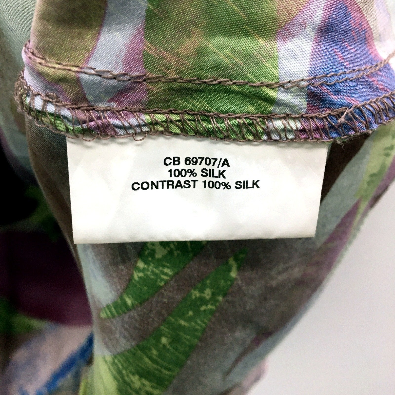 Anthea Crawford Womens Floral Print Multicolor Blouse Size 14 - Image 3