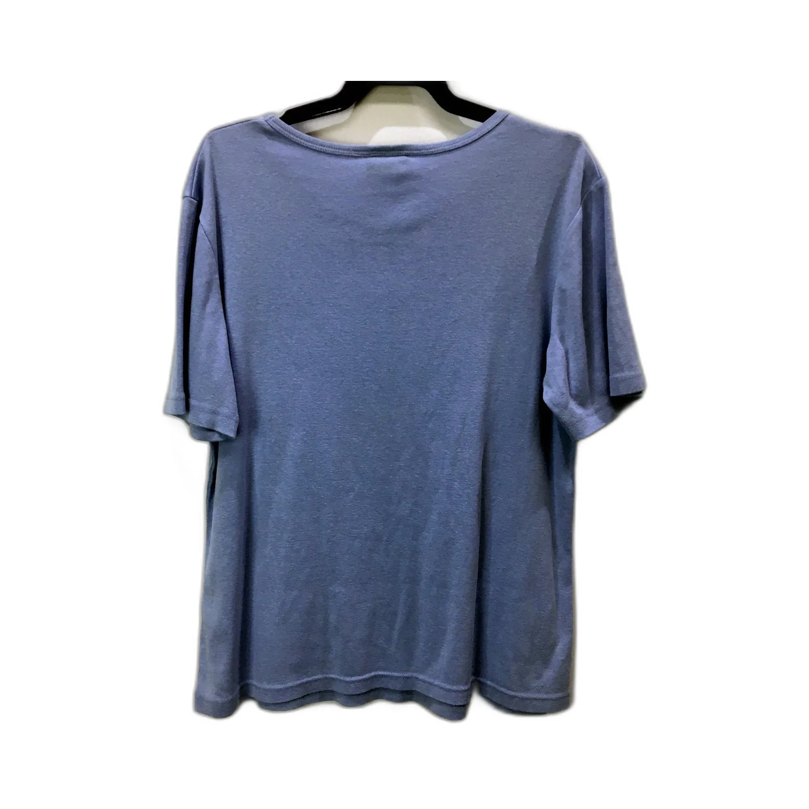 County Mens Light Blue T-Shirt Comfortable Crewneck Cotton Size Medium - Image 2