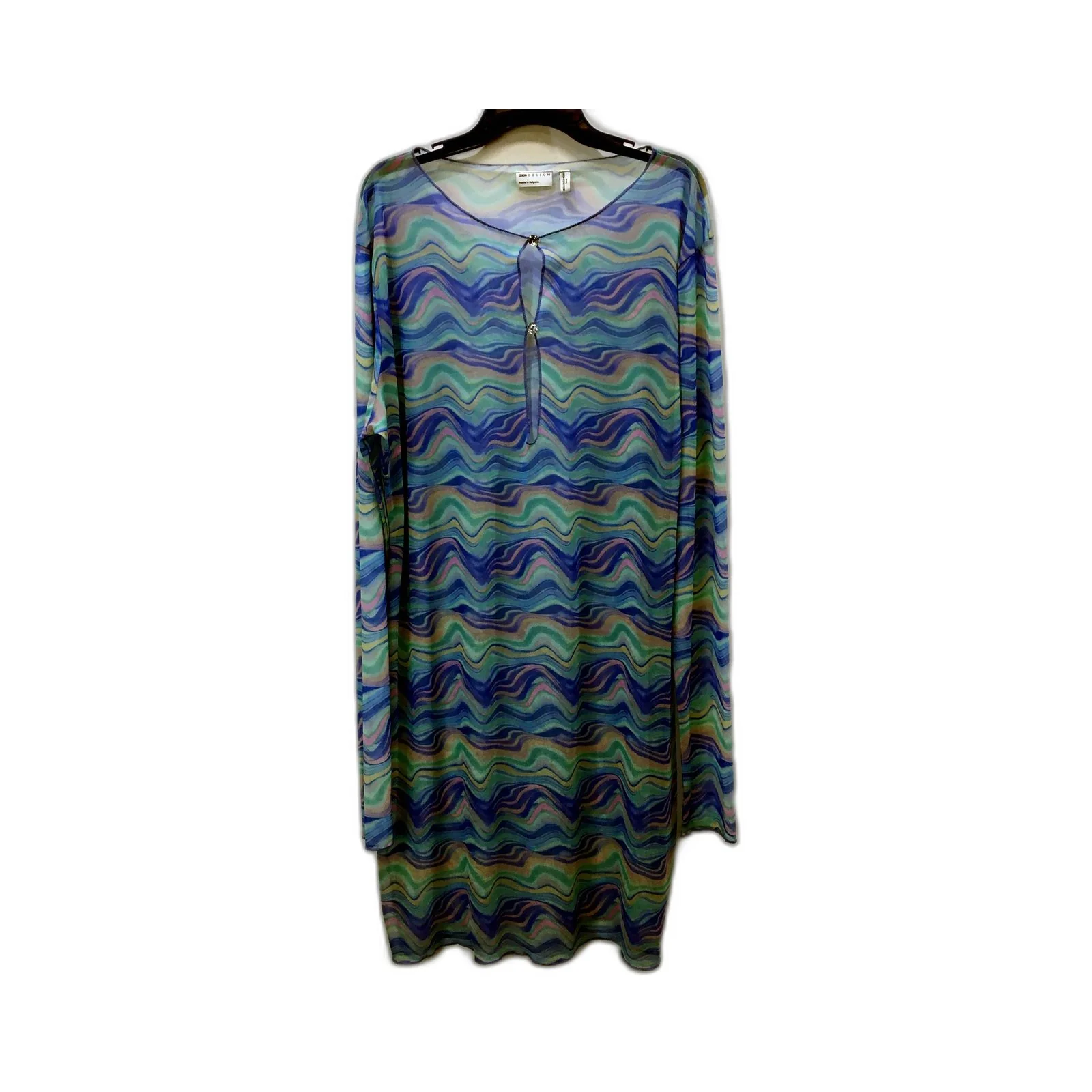 ASOS Design Womens Mesh Dress in Multi Color & - Size 22 NEW