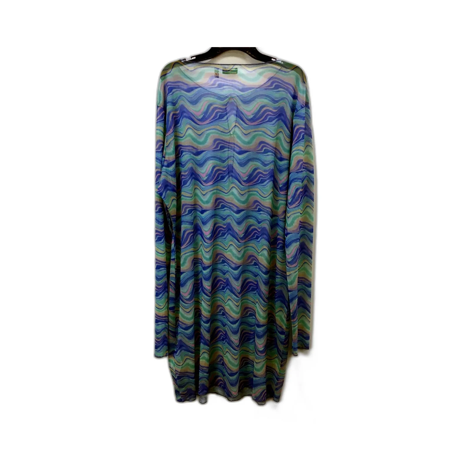 ASOS Design Womens Mesh Dress in Multi Color & - Size 22 NEW - Image 2