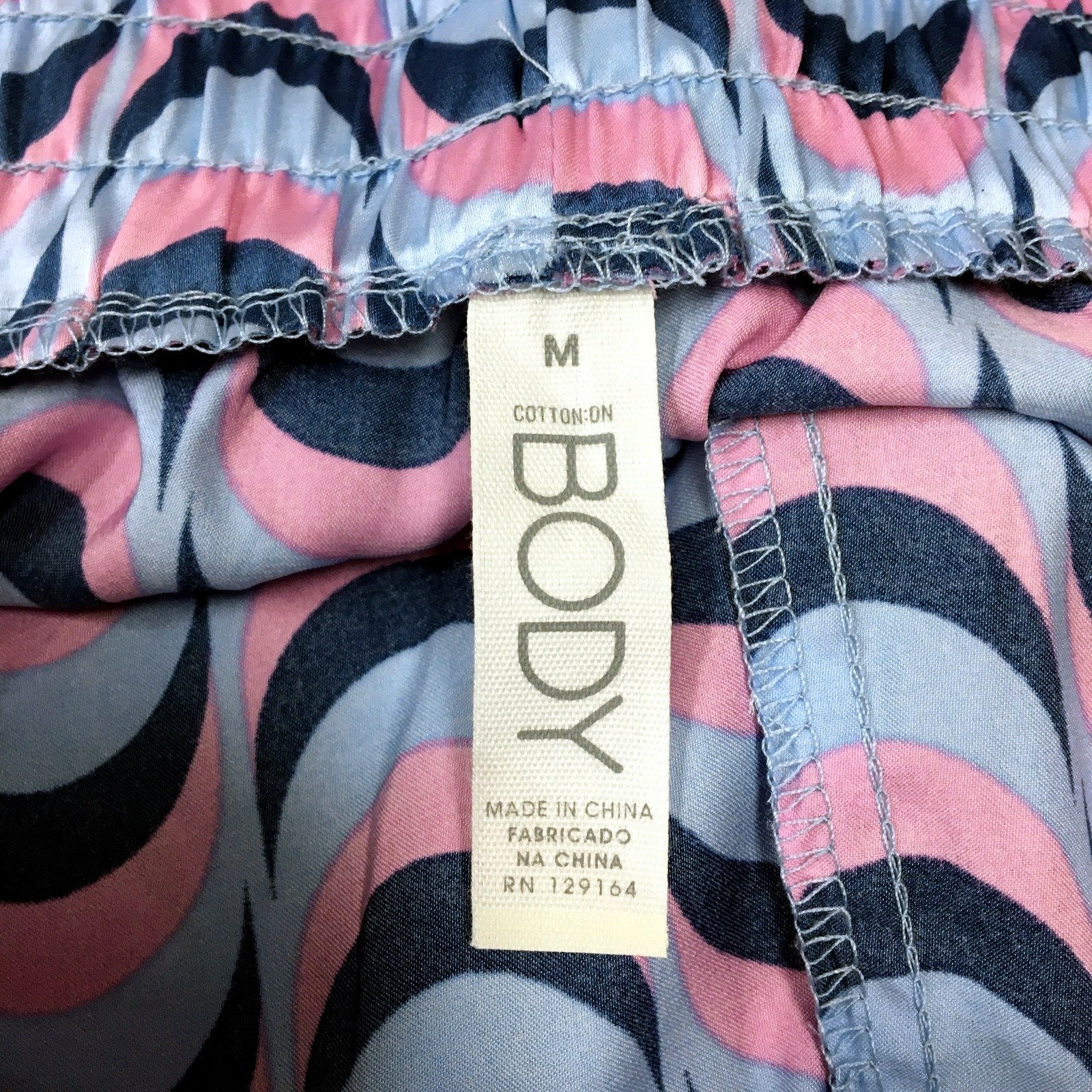 Cotton-on Womens Sleep Shorts Recycled Plastic Multi Color Size M - Image 4