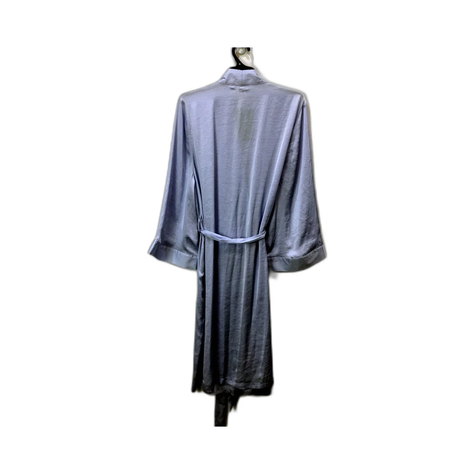 Chloe & Lola Womens Belted Light Blue Sleep Robe Soft Cozy Size S NEW - Image 2