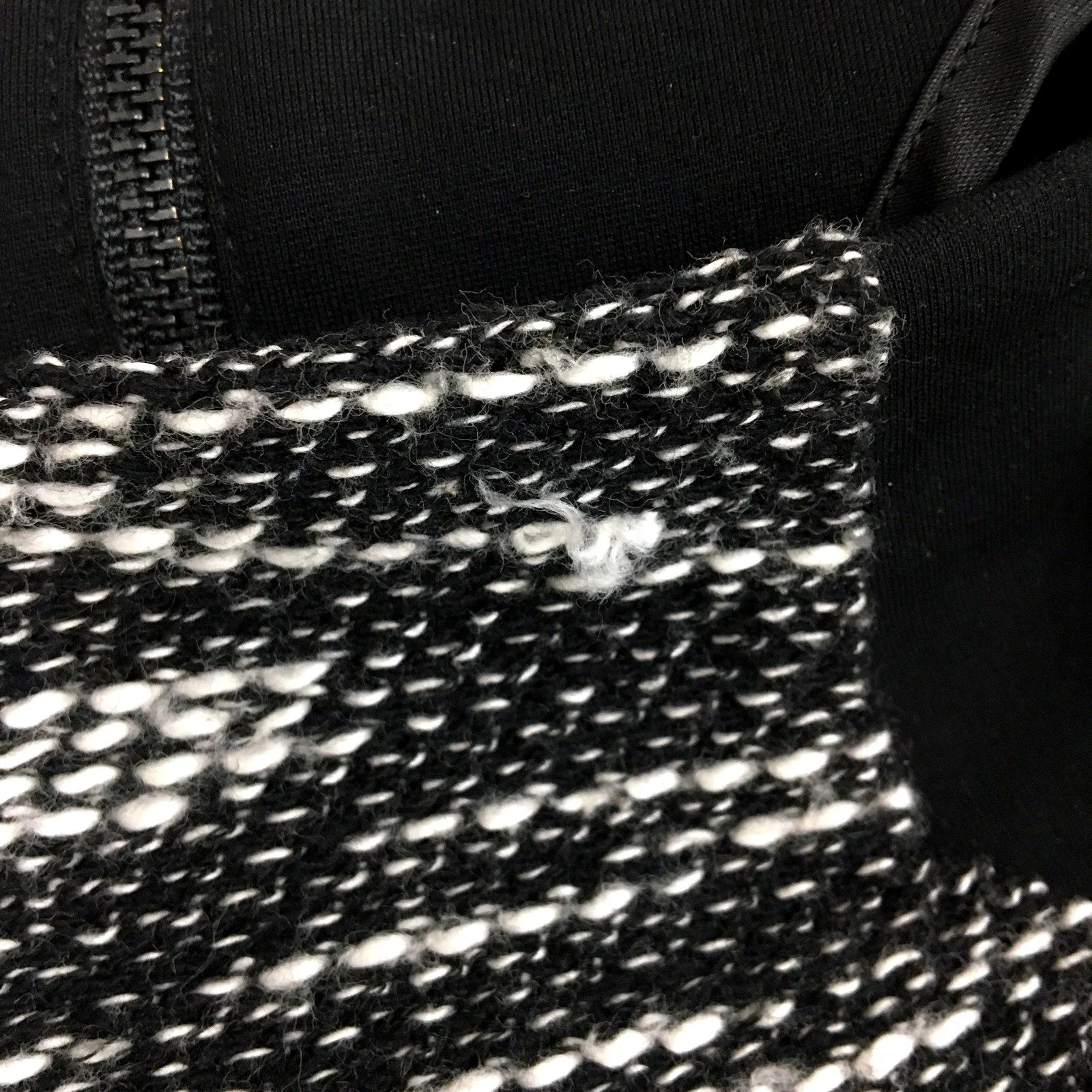 Cue Womens Textured Pencil Skirt in Black and White, Size 8 NEW - Image 4