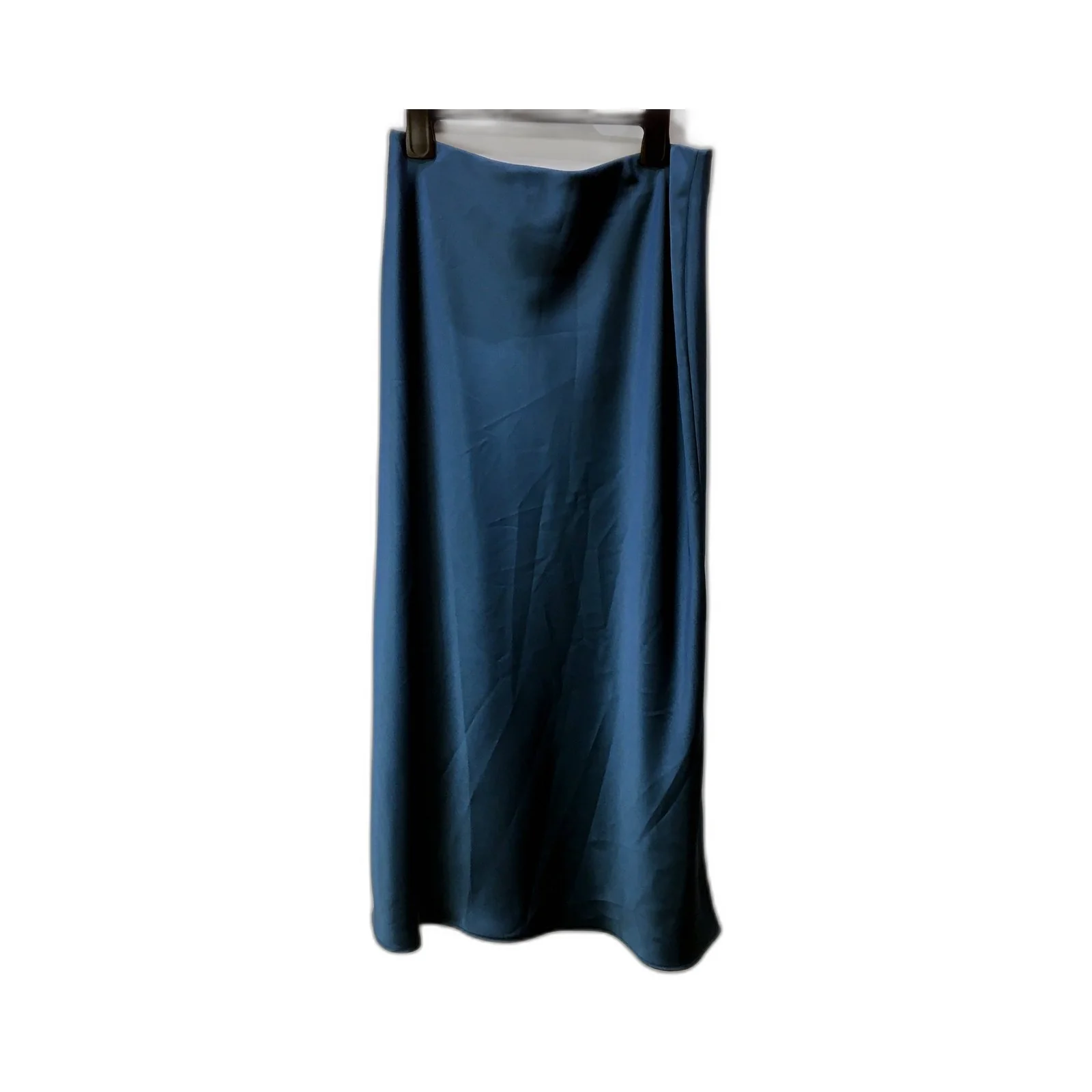 Preview Womens Satin Slip Skirt in CPT Blue, Size 10 NEW - Image 2