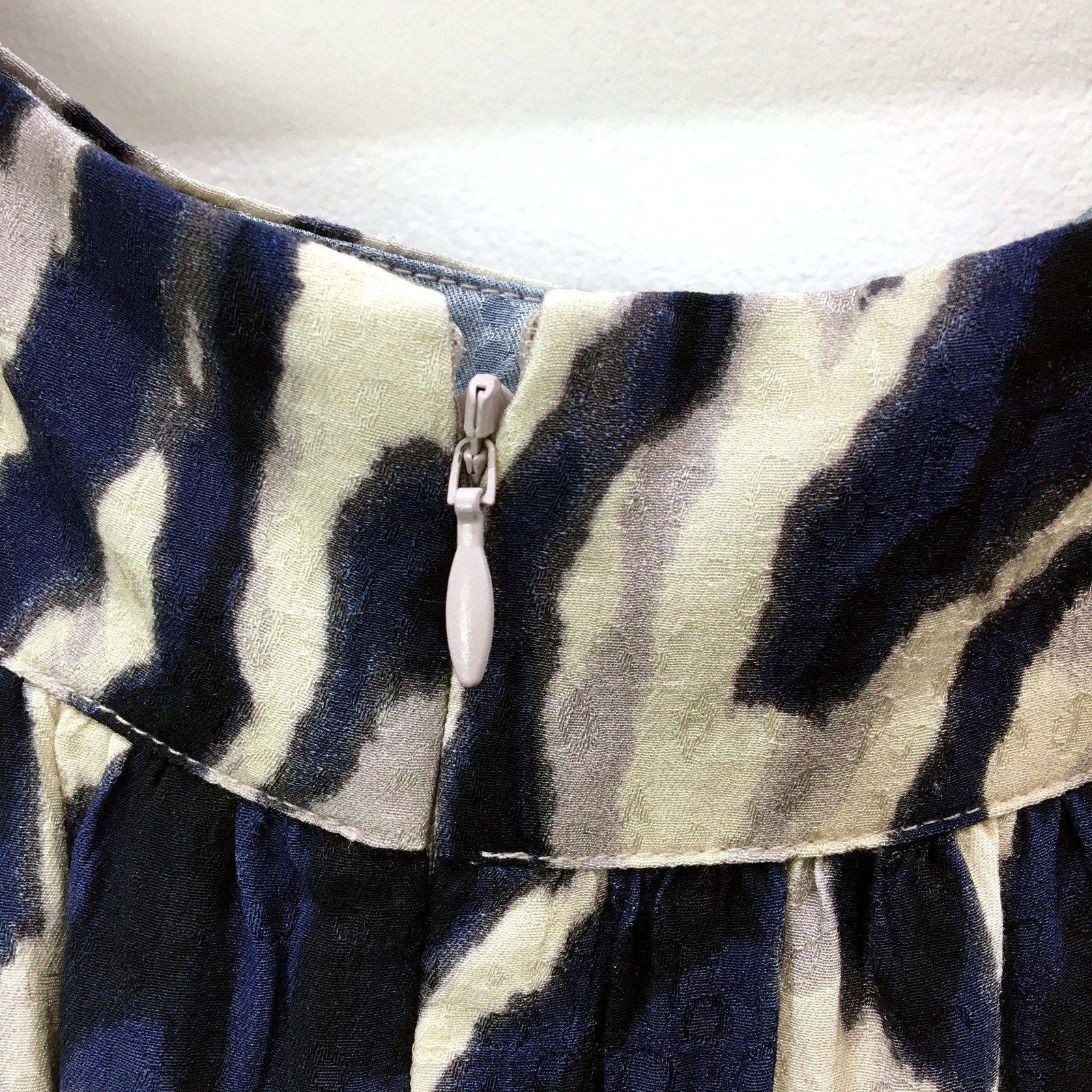 Basque Womens Midi Skirt Pleated Elastic Waist Multi Color Size 10 NEW - Image 3