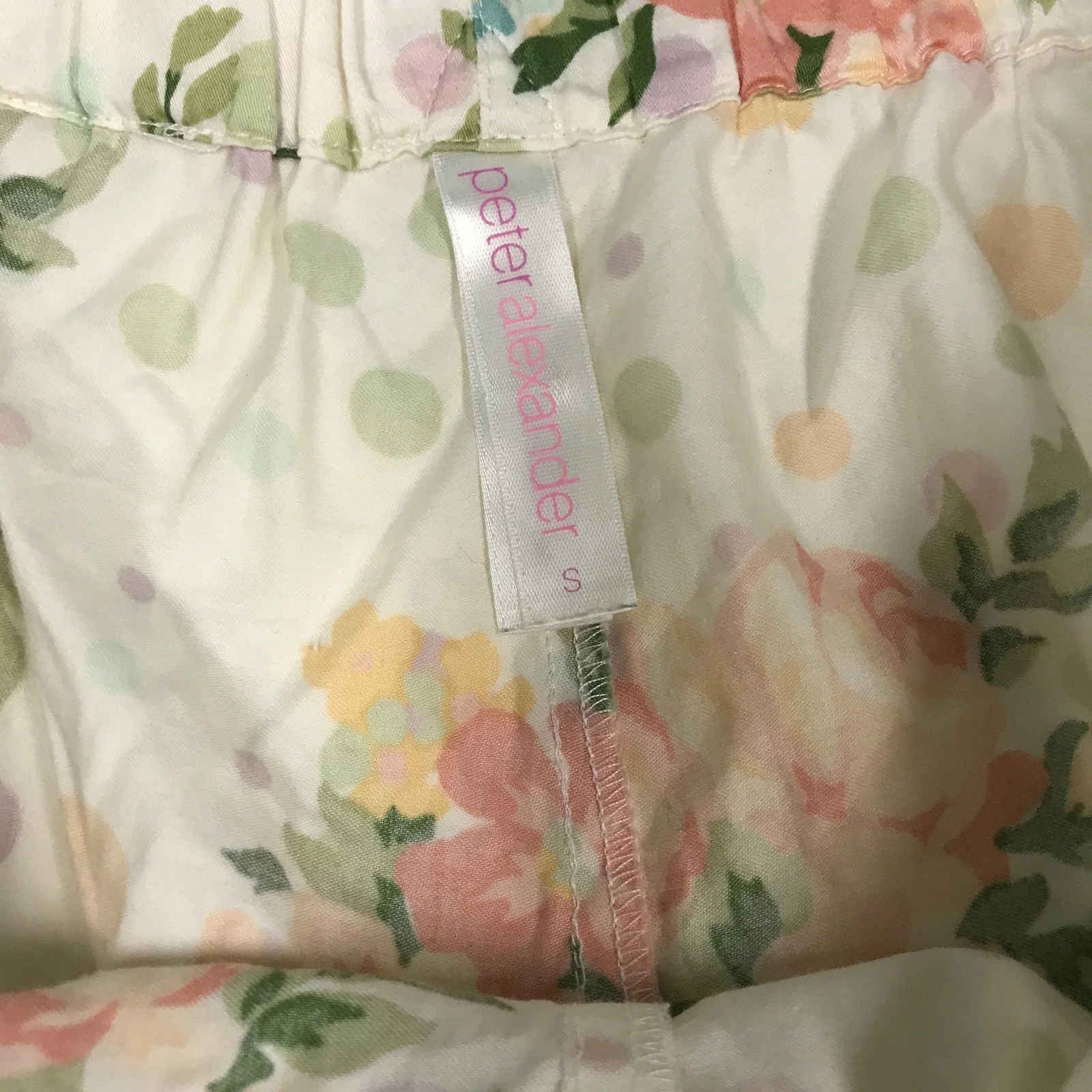 Peter Alexander Floral Print Pajama Shorts Multicolor Comfortable Soft Size S - Image 3