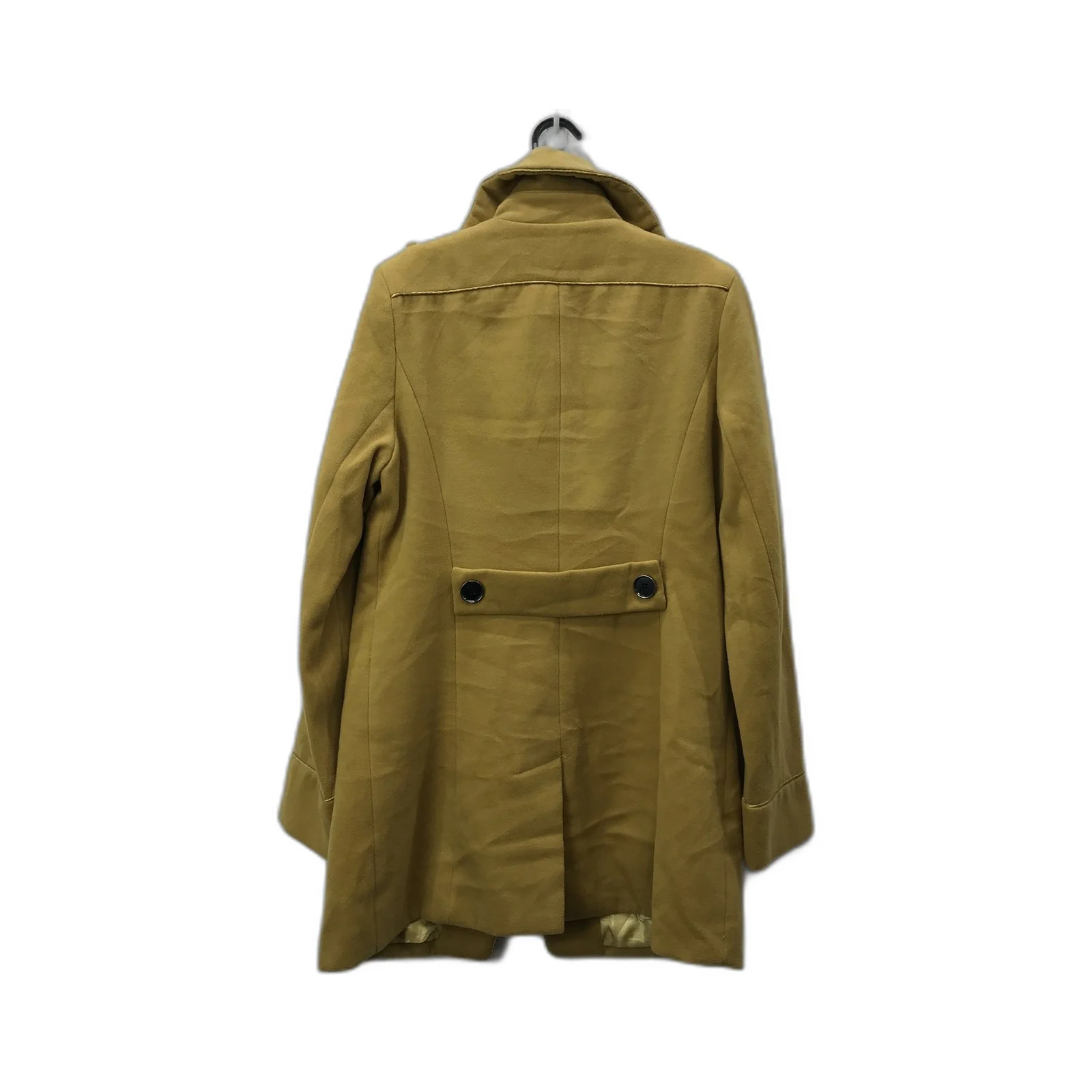 Forecast Thick Winter Warm Trench Coat Tan Polyester Ladies Size 12 - Image 2