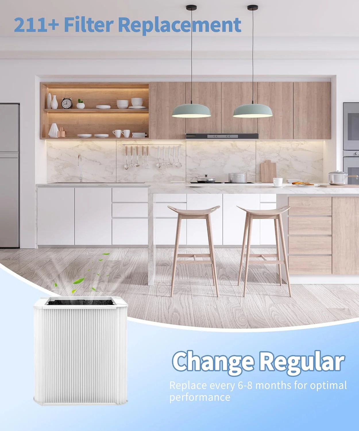 HEPA Replacement Air Purifiers Filter for Blueair Blue Pure 211+ Air NEW - Image 6