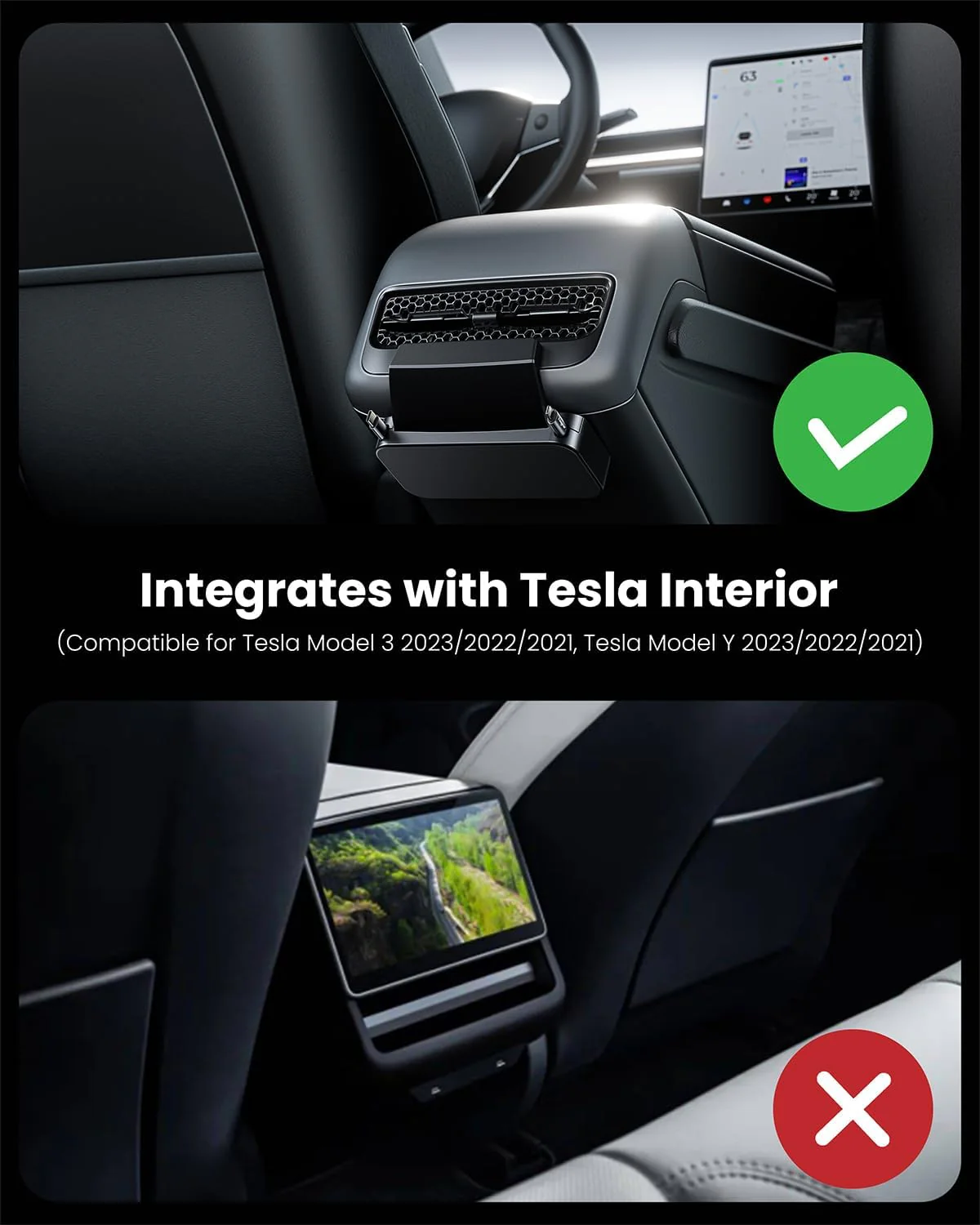 Fasgear Rear USB Charging Hub Docking Station for Tesla Model Y - DEMO - Image 6