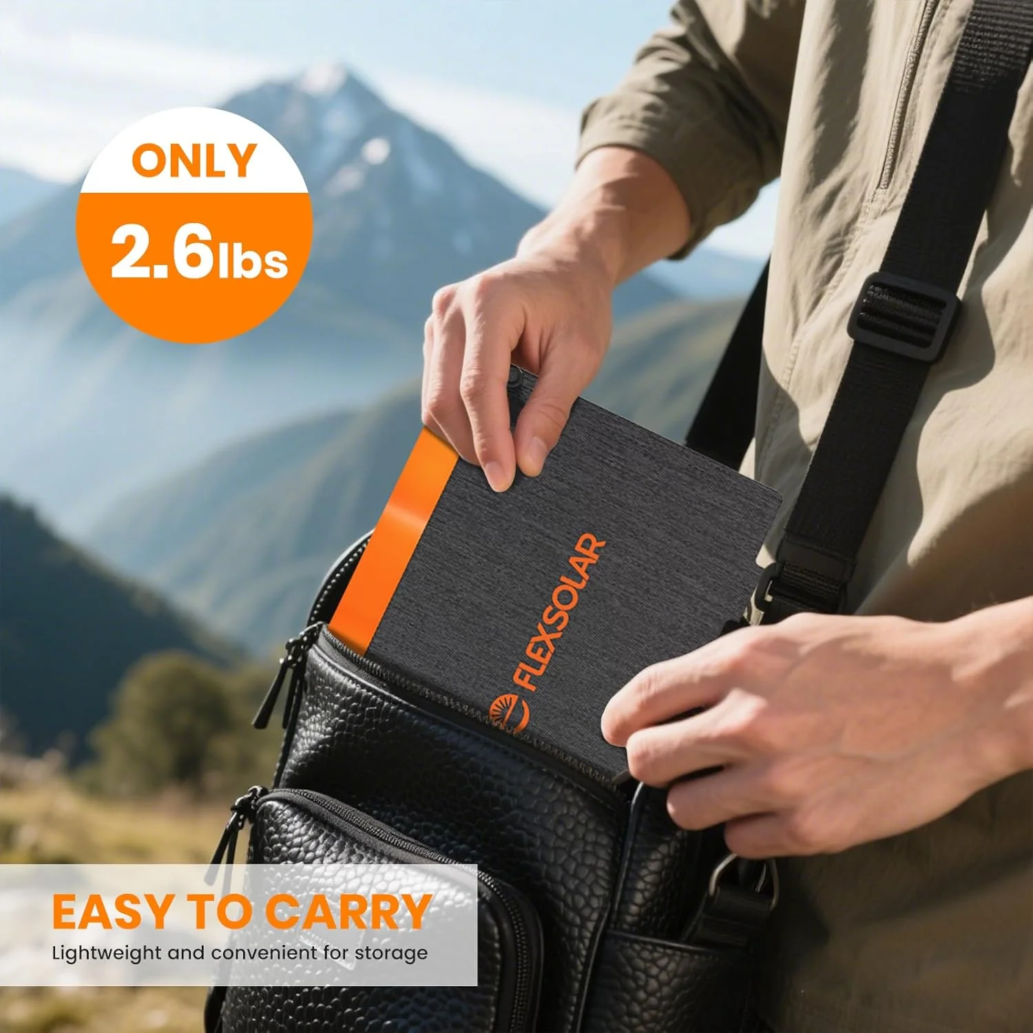 FlexSolar 60W Portable Foldable Solar Panel with USB-C & USB-A Charging DEMO - Image 3