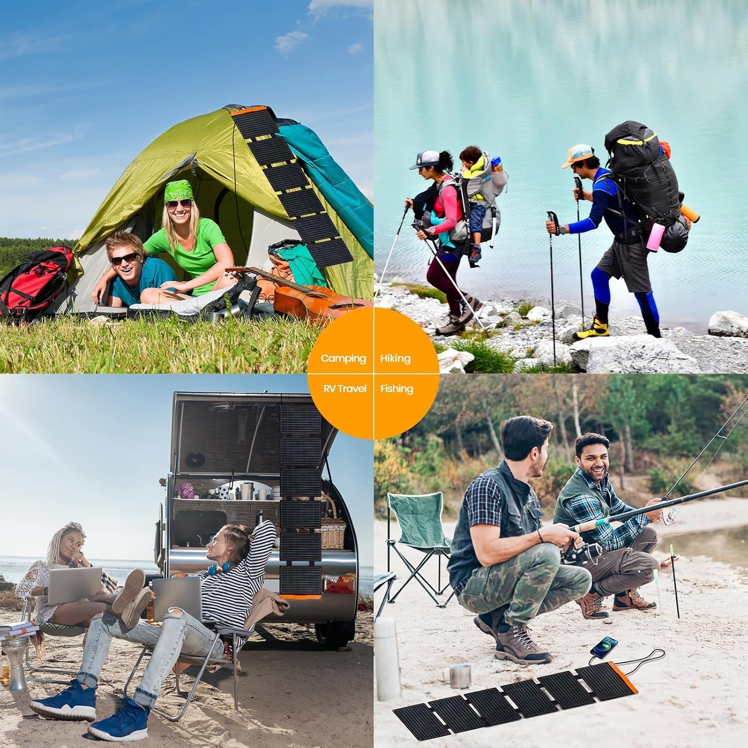 FlexSolar 60W Portable Foldable Solar Panel with USB-C & USB-A Charging DEMO - Image 8