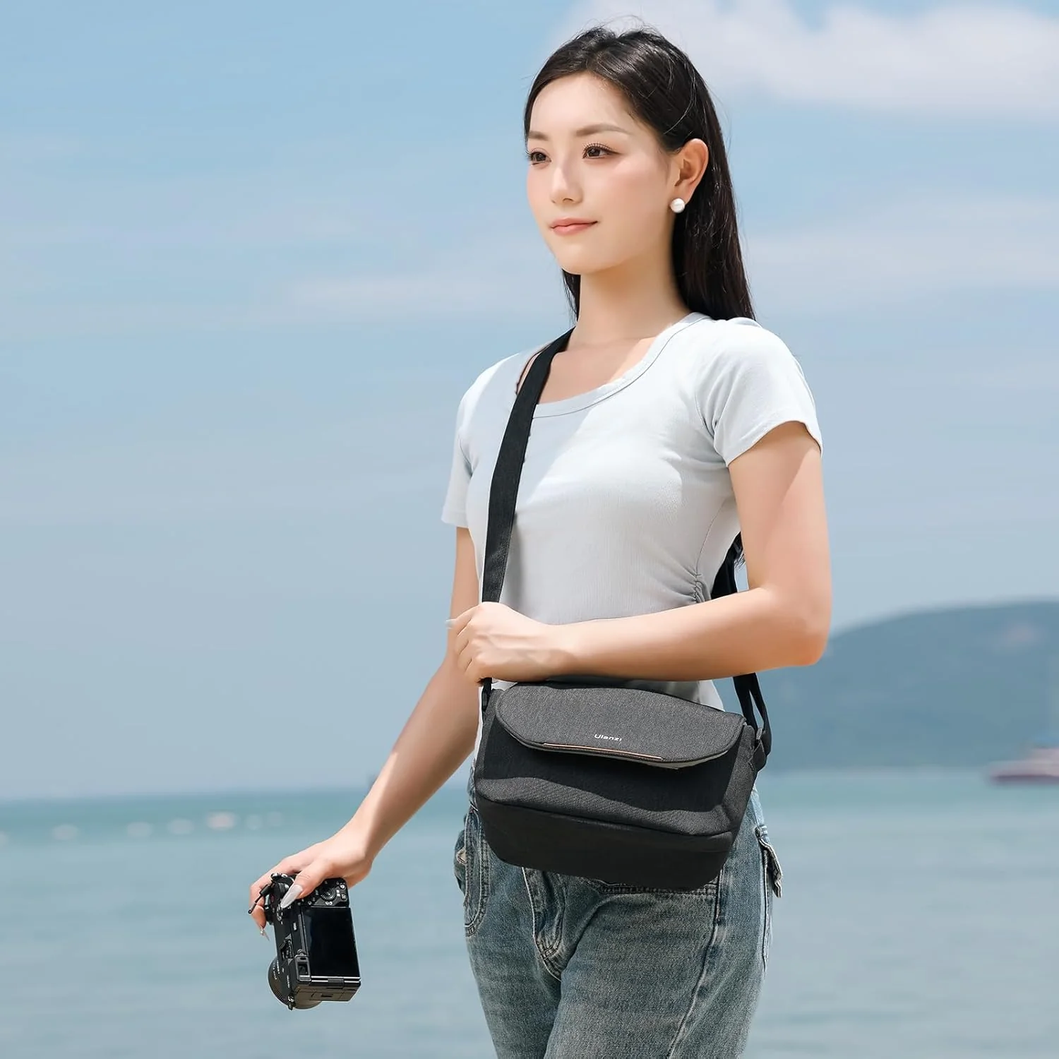 ULANZI Professional Crossbody Camera Bag SLR/DSLR Photography Case 9 x 4.5 NEW - Image 9