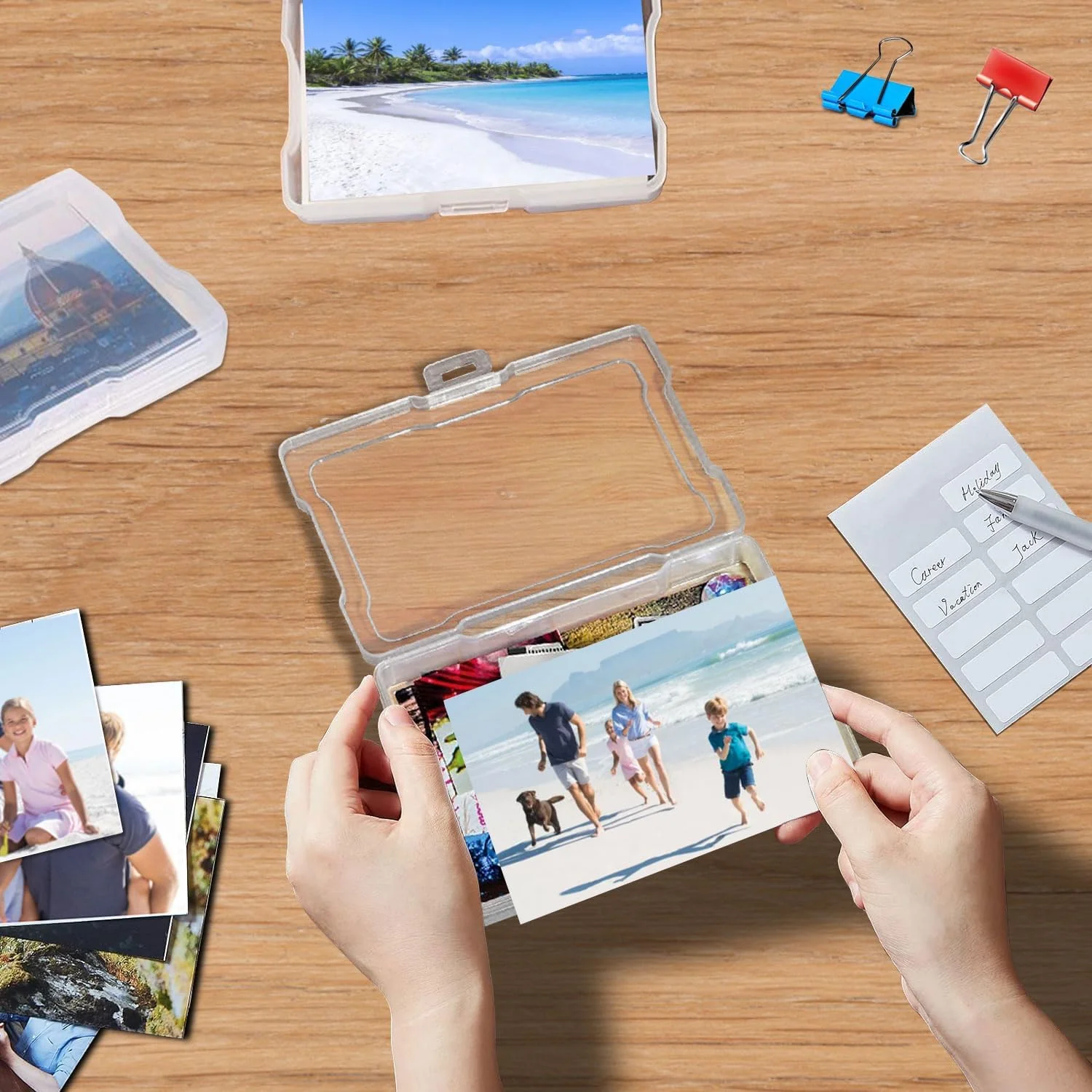 JicoDirect Photo Accessories Storage Box Clear 4x6 with 16 Inner Cases NEW - Image 5