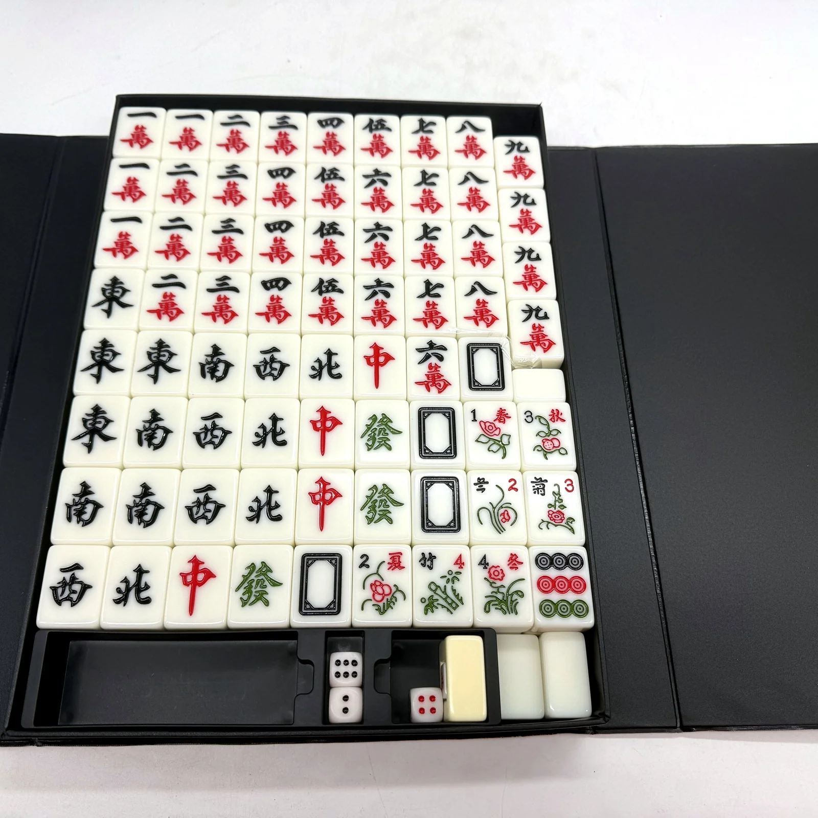 Tian Zhi Business Classic Mah-Jong Game 144 Tiles Size 24cm x 16cm 6cm DEMO - Image 3