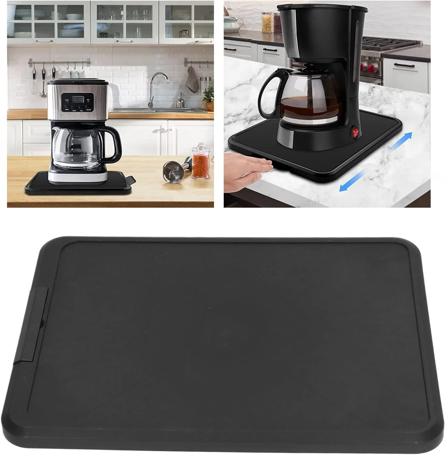Srliya Kitchen Appliance Sliding Tray Countertop Storage Moving Organizer NEW - Image 5