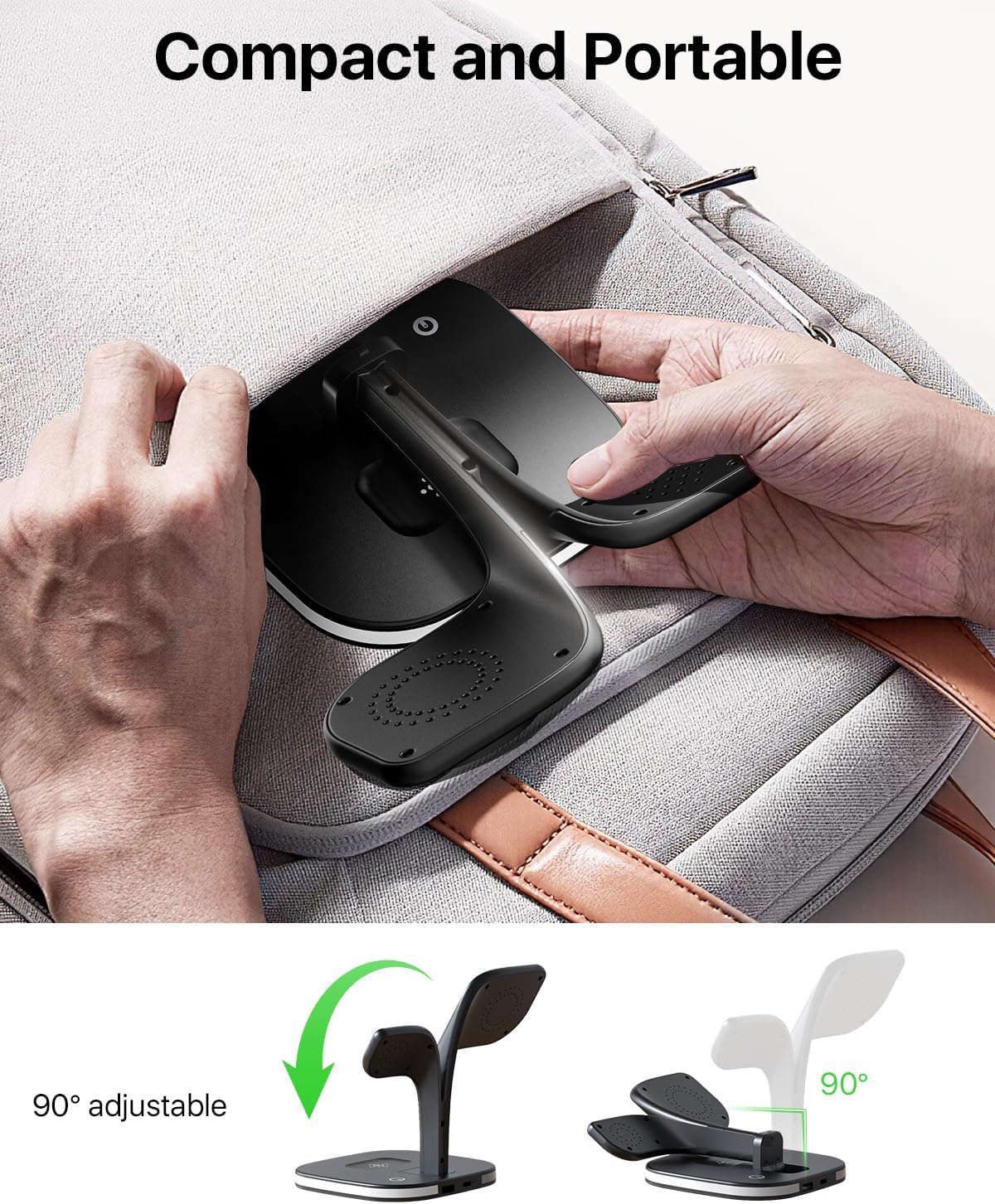 EXW 3-in-1 Induction Chargers Fast Magnetic Wireless Charging Station for NEW - Image 4