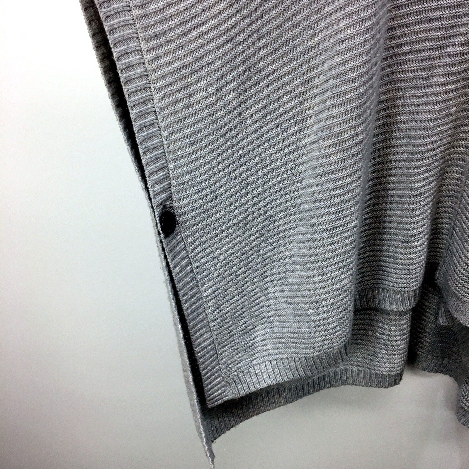 Regatta Womens Pullover Poncho Gray Knit Wool Viscose Polyester Size L/XL - Image 5