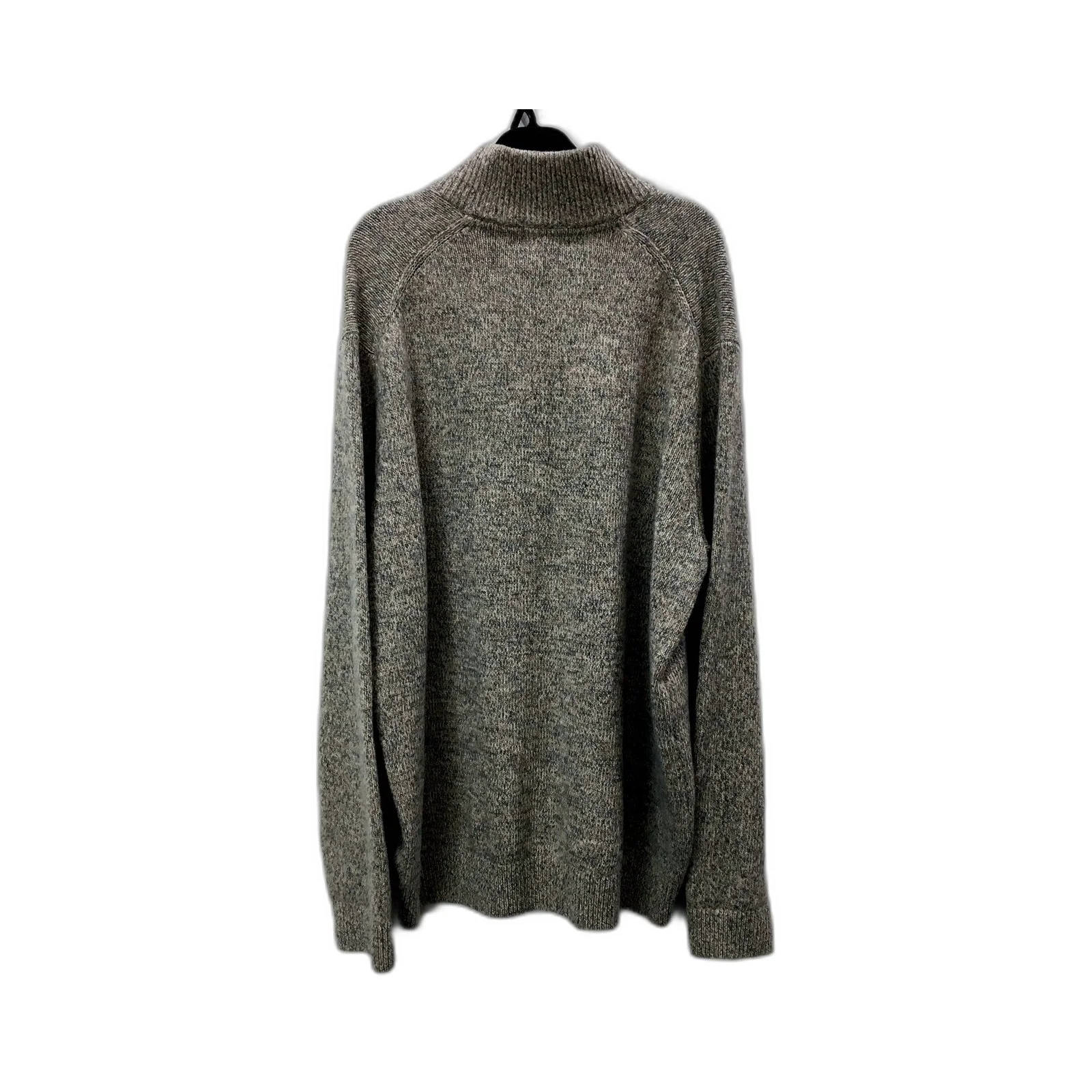 Gazman Mens Pullover Sweater Gray Lambswool Blend Button Front XXL NEW - Image 2