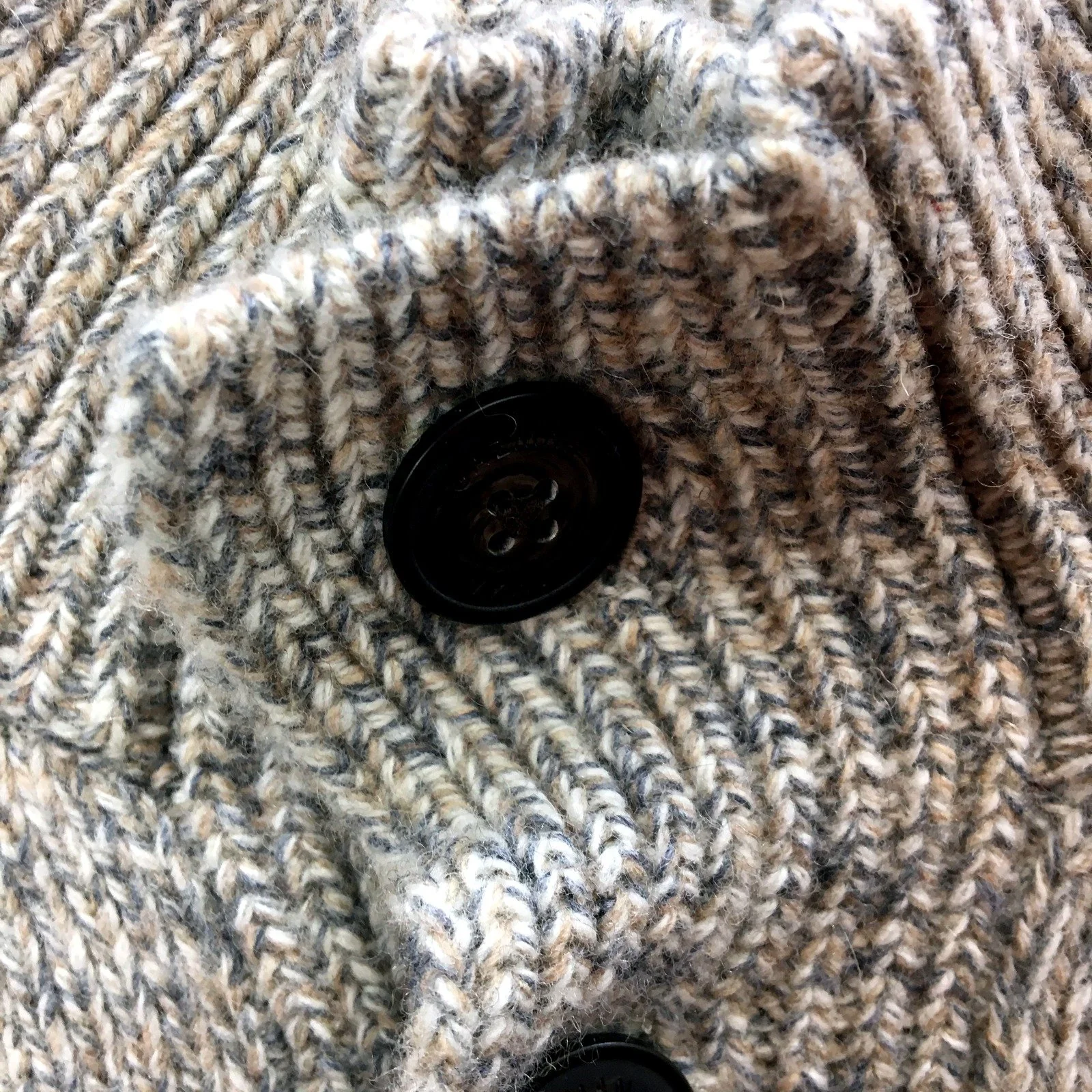 Gazman Mens Pullover Sweater Gray Lambswool Blend Button Front XXL NEW - Image 4