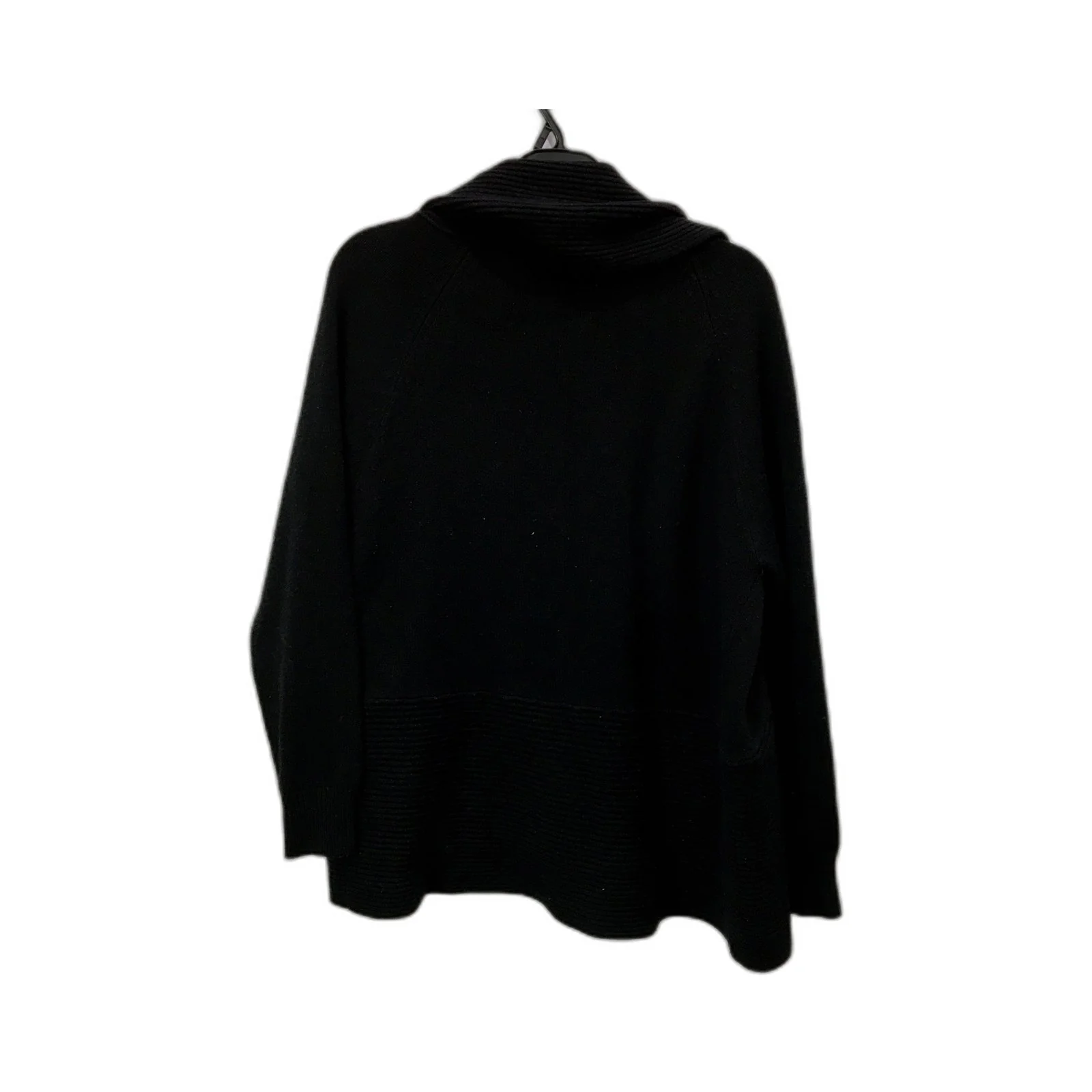 French Connection Womens Ribbed Knit Black Cardigan for XS Size - Image 2