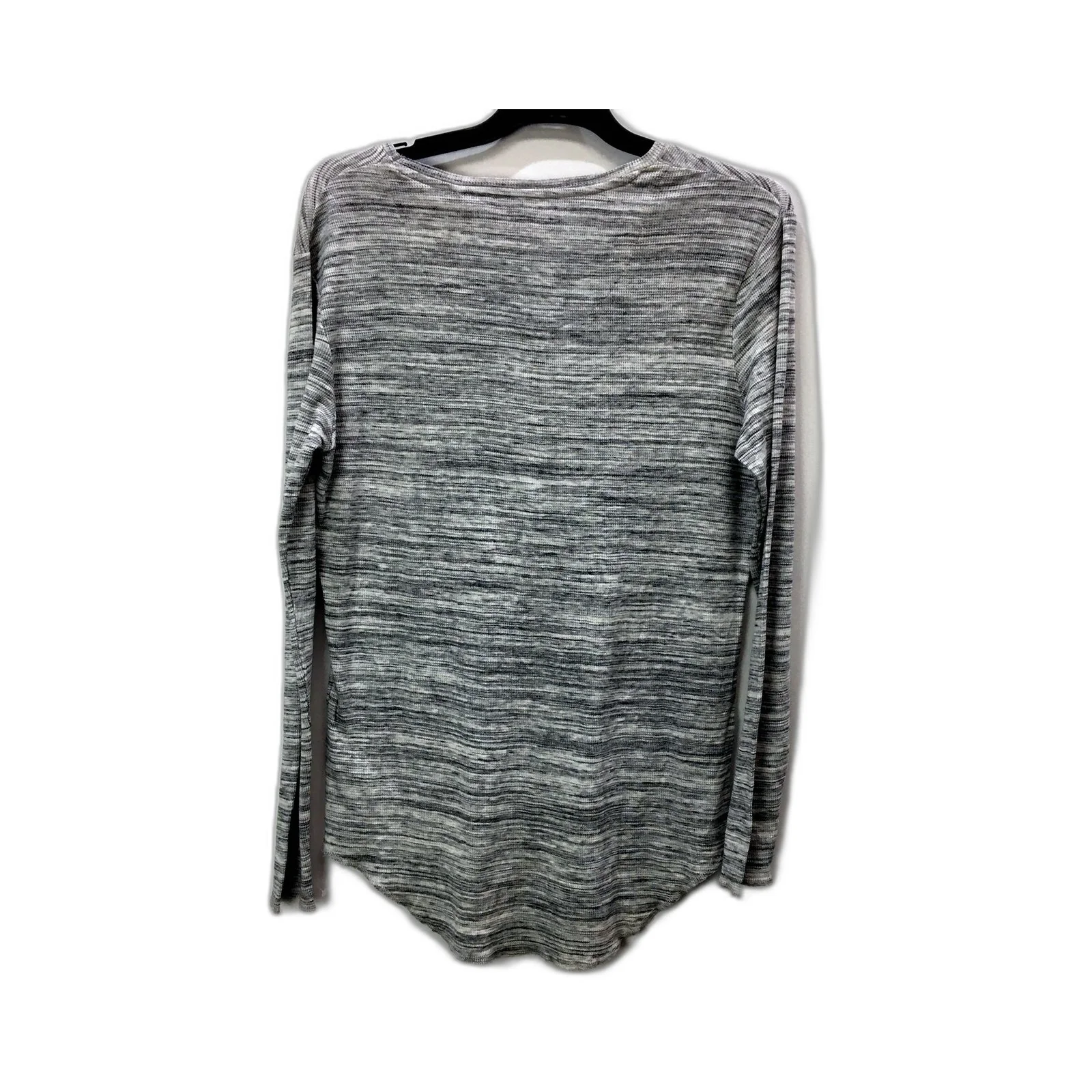 Factorie Womens Pullover Sweatshirt Waffle Texture Light Grey Marle Size S NEW - Image 2