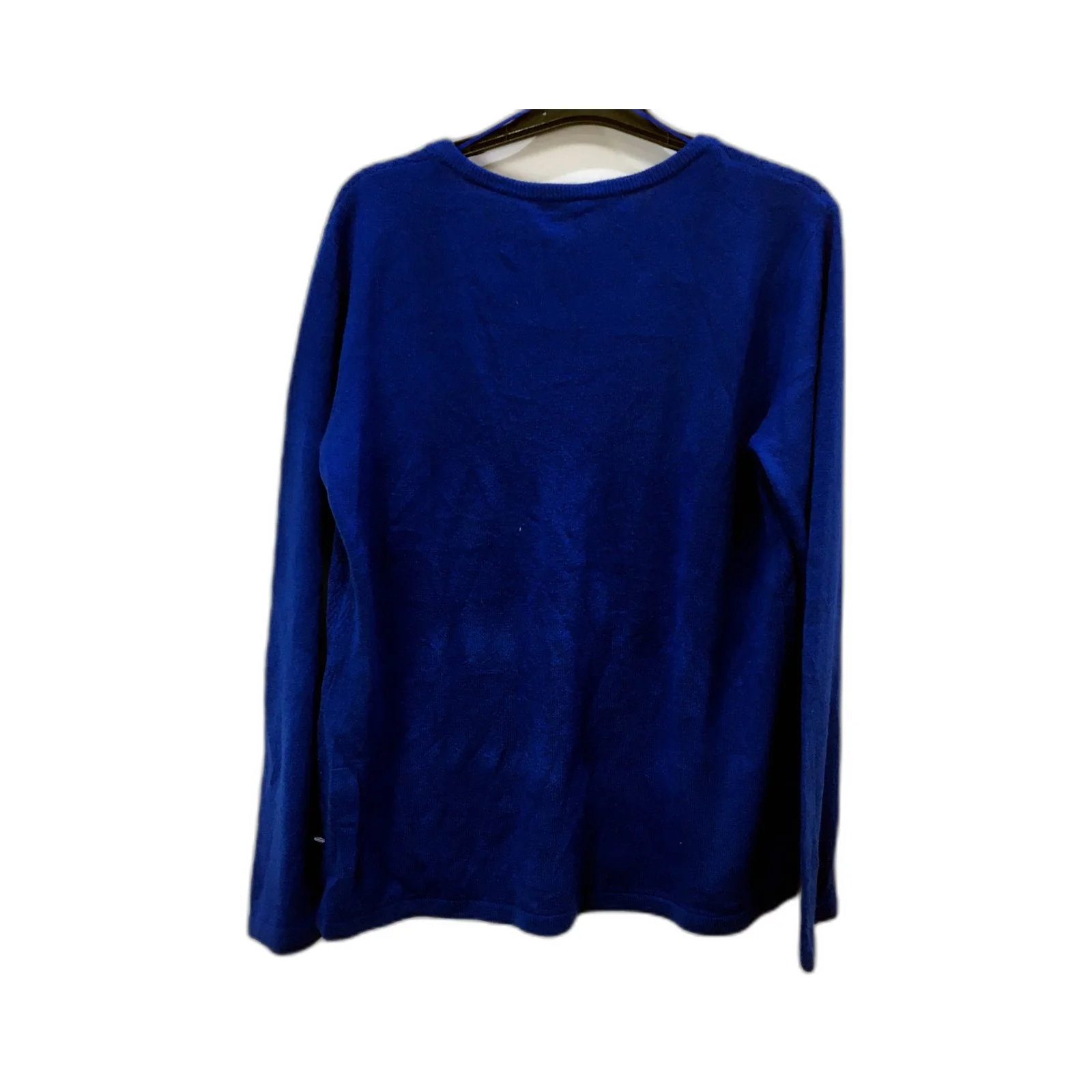 Nonib Womens Pullover Sweater Acrylic Comfortable Relaxed Fit Blue Size XL NEW - Image 2