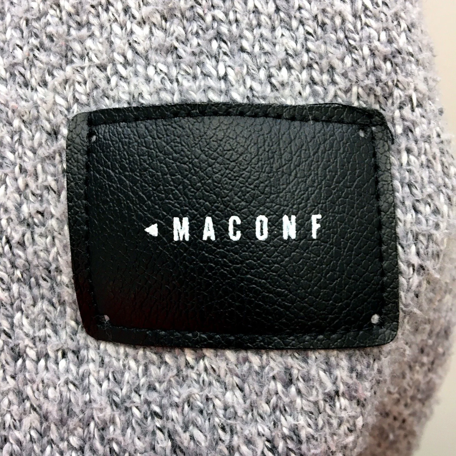 Macon F Womens Gray Ribbed Crew Neck Pullover Sweater, Small Size - Image 4
