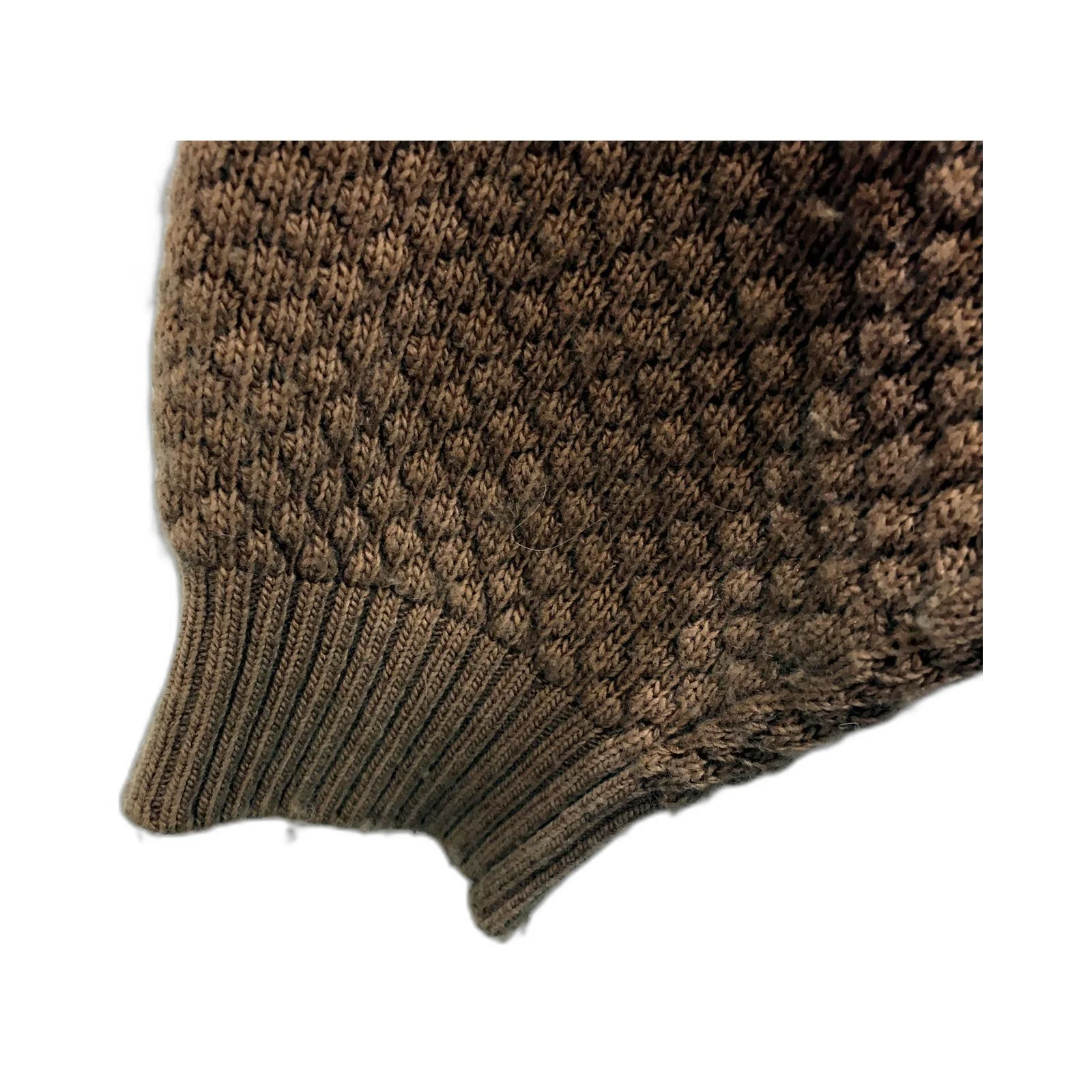 Country Road Womens Ruffle Trim Pullover Sweater in Tan Size 10 - Image 7