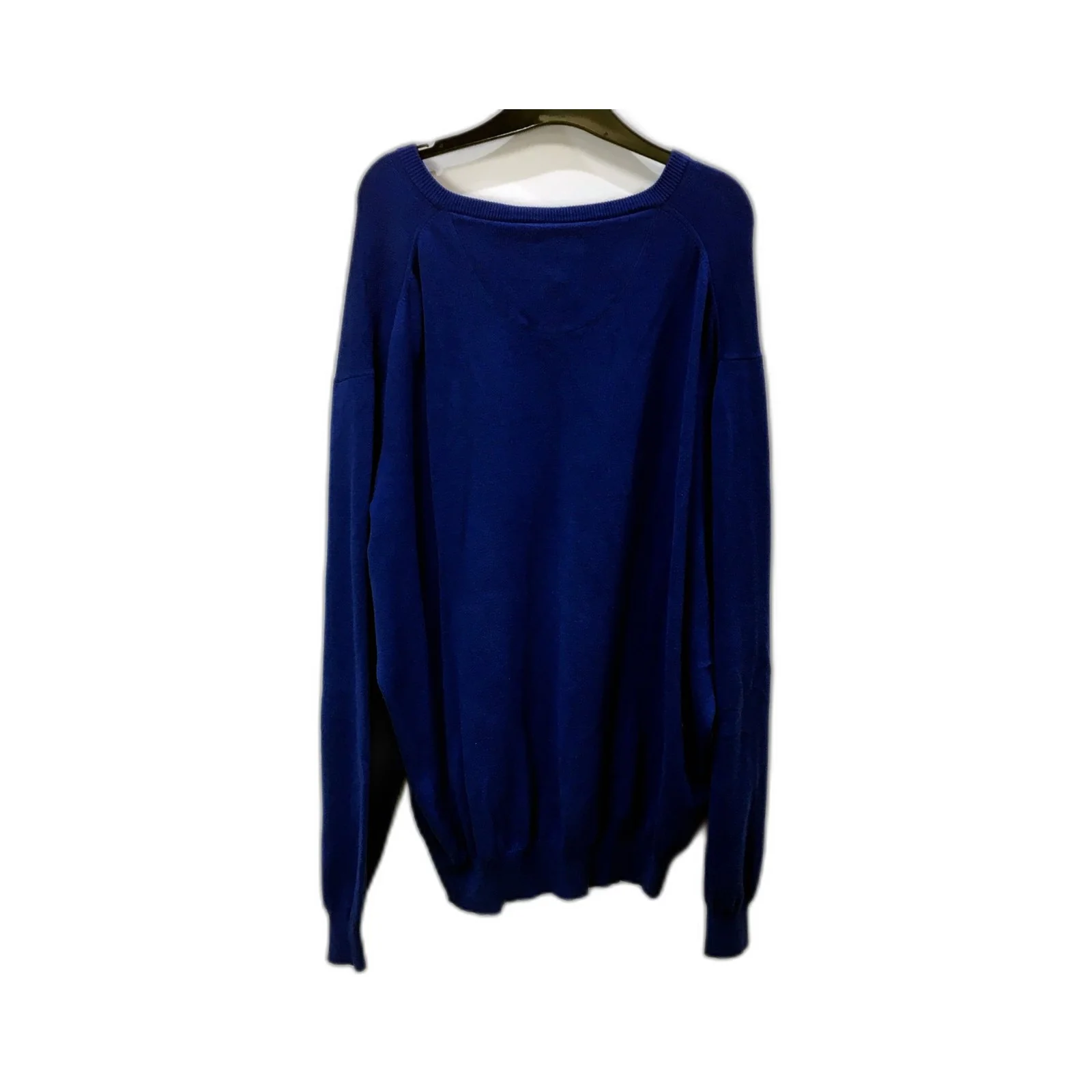Gaz Man Mens Blue Pullover Sweater Soft Cotton Stretch Comfortable Size XL - Image 2