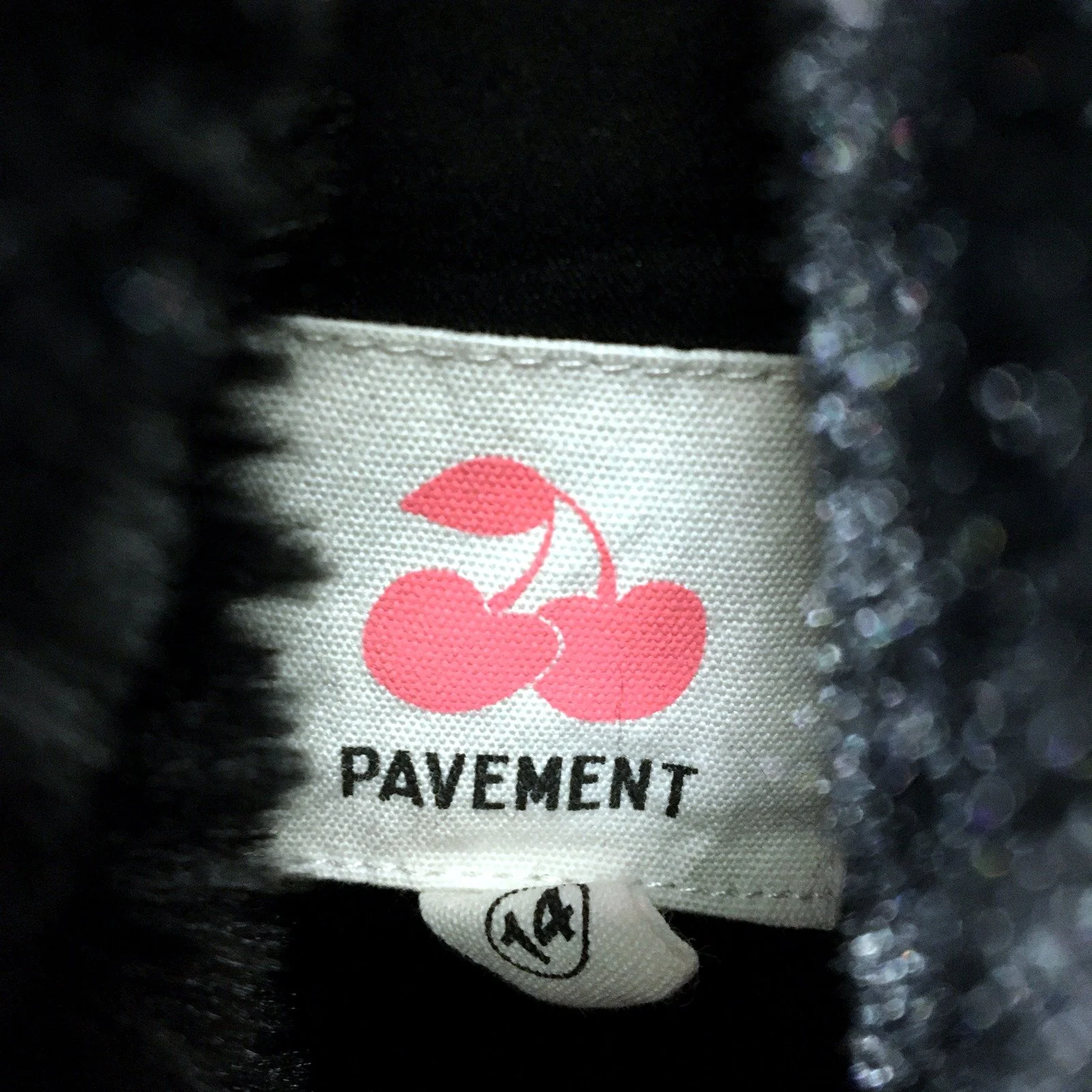 Pavement Womens Cropped Faux Fur Jacket in Black - Size 14 - Image 3