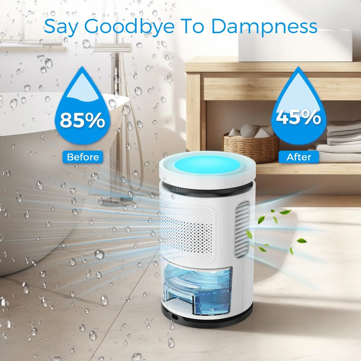 Karmotte Quiet Heating, Cooling & Air Quality Portable Dehumidifier for DEMO - Image 7