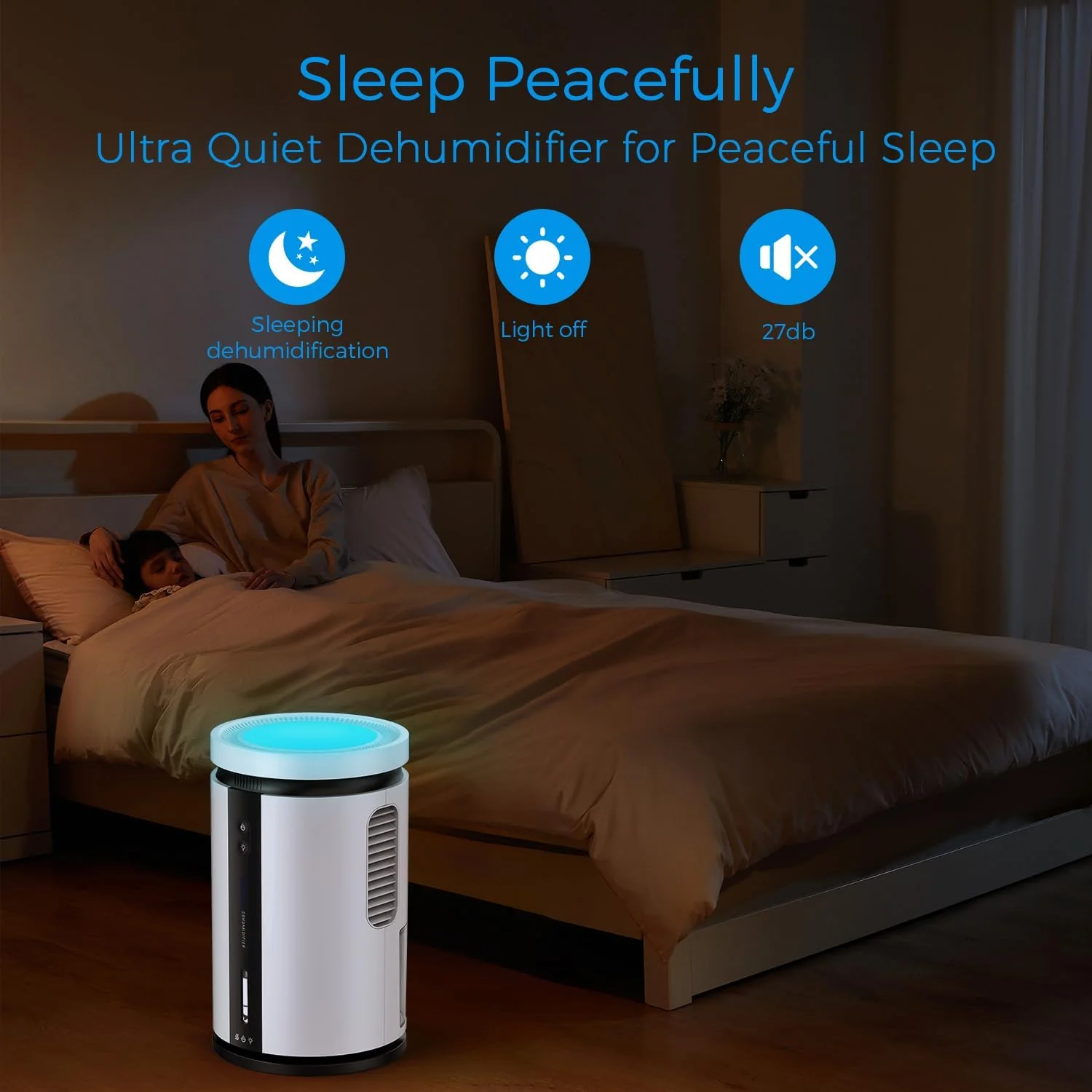 Karmotte Quiet Heating, Cooling & Air Quality Portable Dehumidifier for DEMO - Image 8