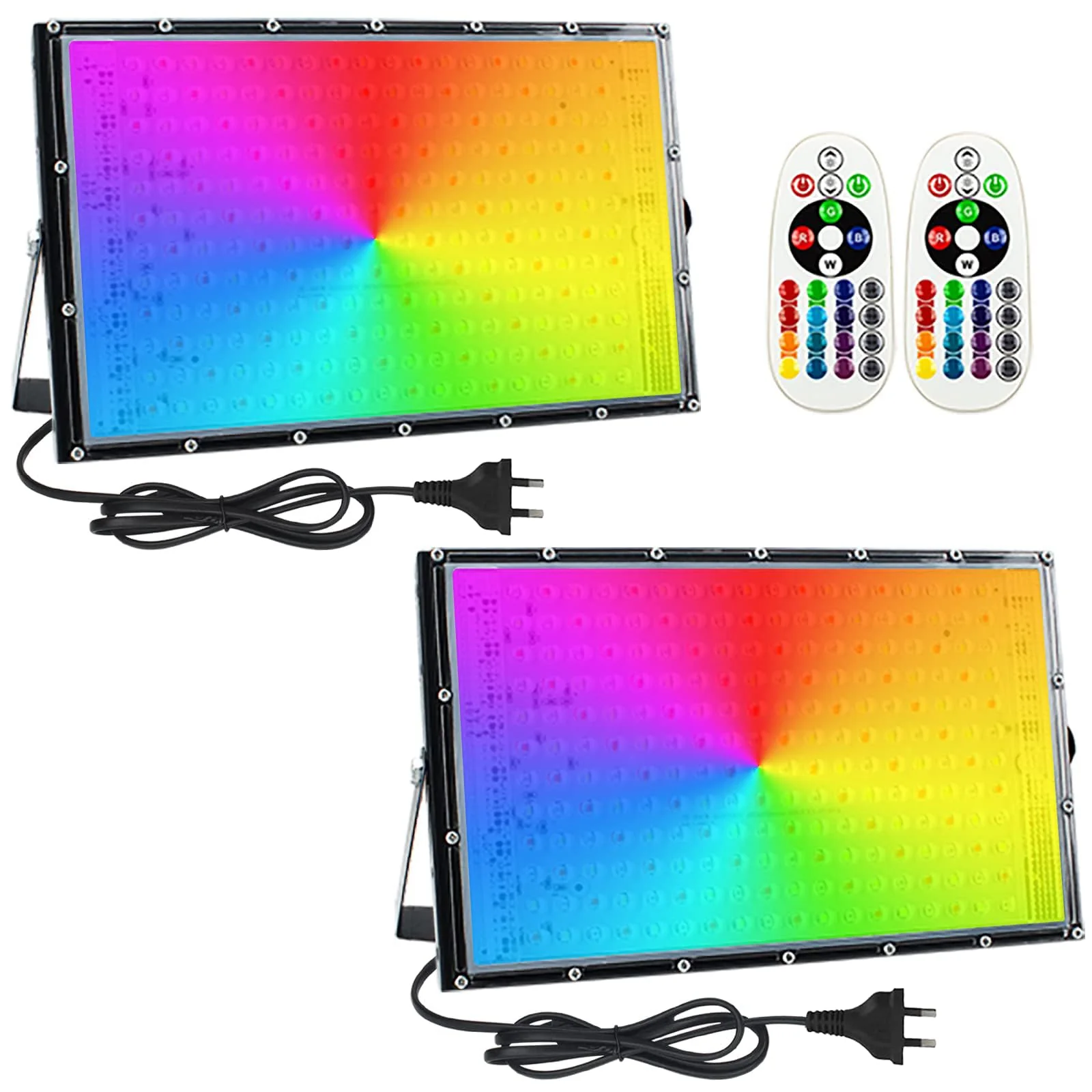 150W Smart RGB Flood Light Stage Lighting Lamps with Remote NEW