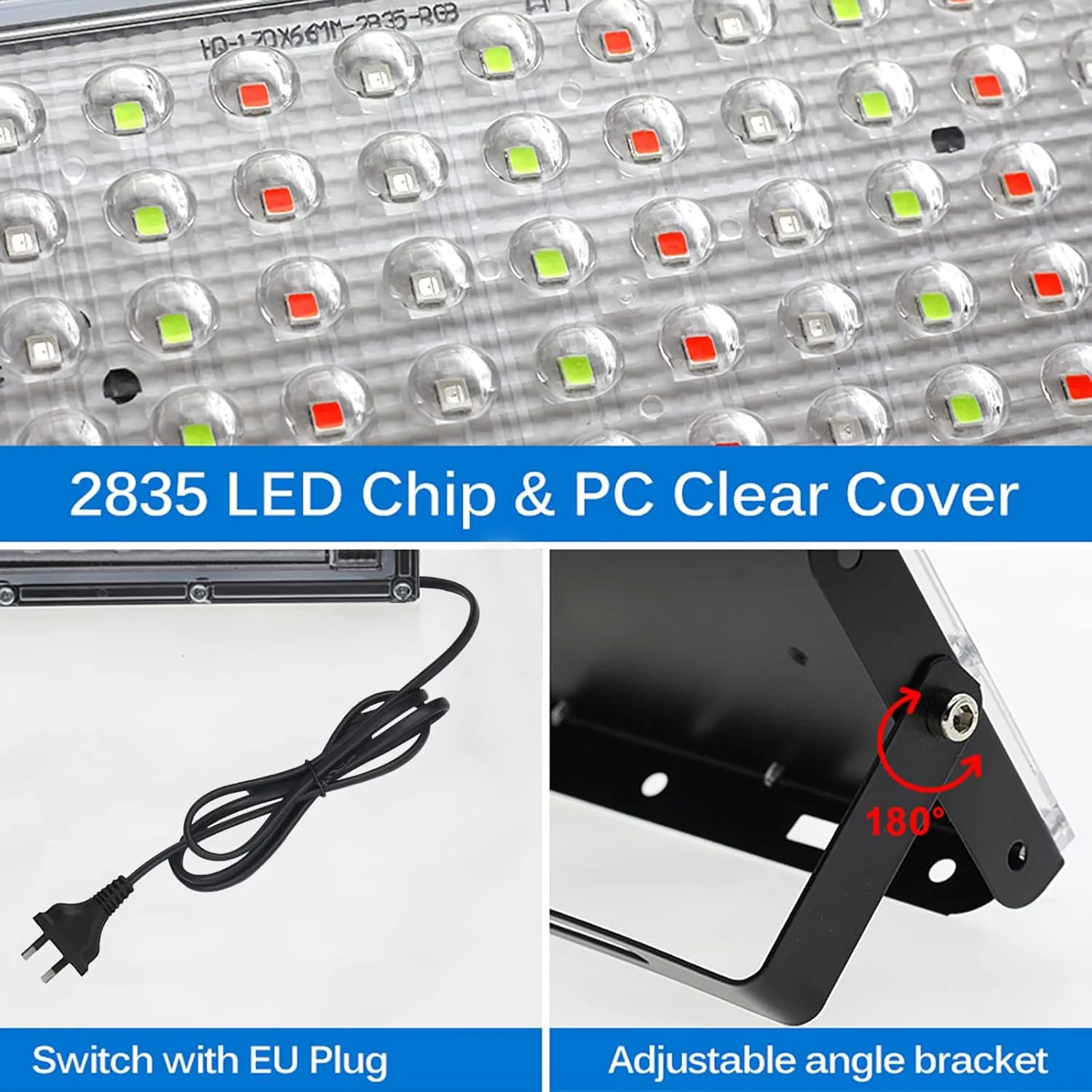 150W Smart RGB Flood Light Stage Lighting Lamps with Remote NEW - Image 6