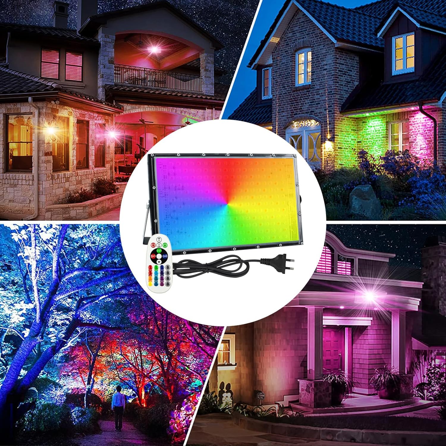 150W Smart RGB Flood Light Stage Lighting Lamps with Remote NEW - Image 7