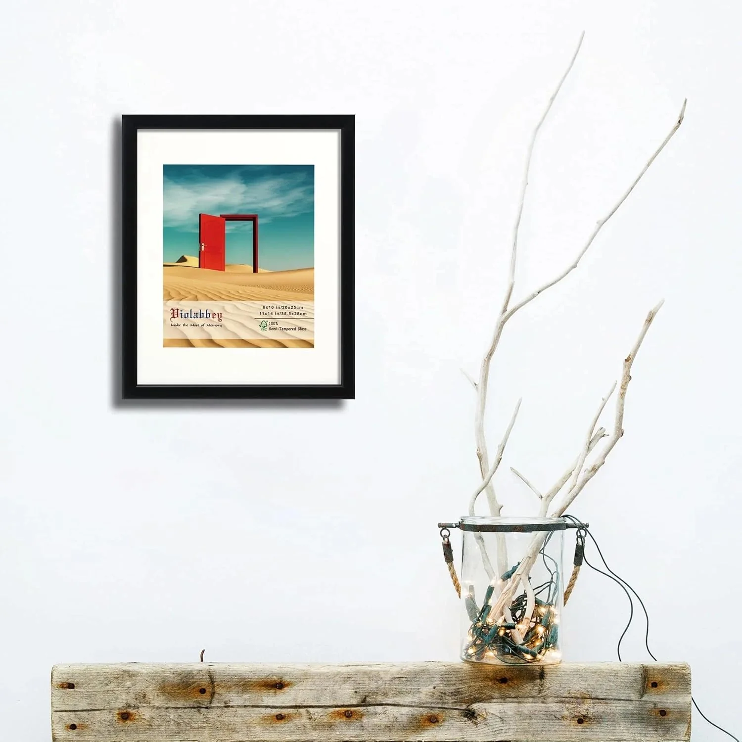VIOLABBEY Black Wall & Tabletop Frames 11x14 Wall & Tabletop Picture Frames NEW - Image 6